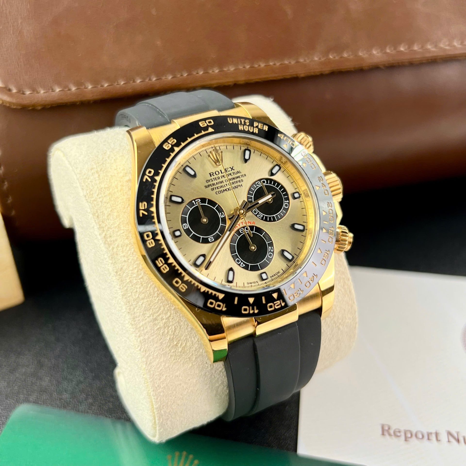 Rolex Daytona Best Replica Watch Gold Wrapped Custom 40mm