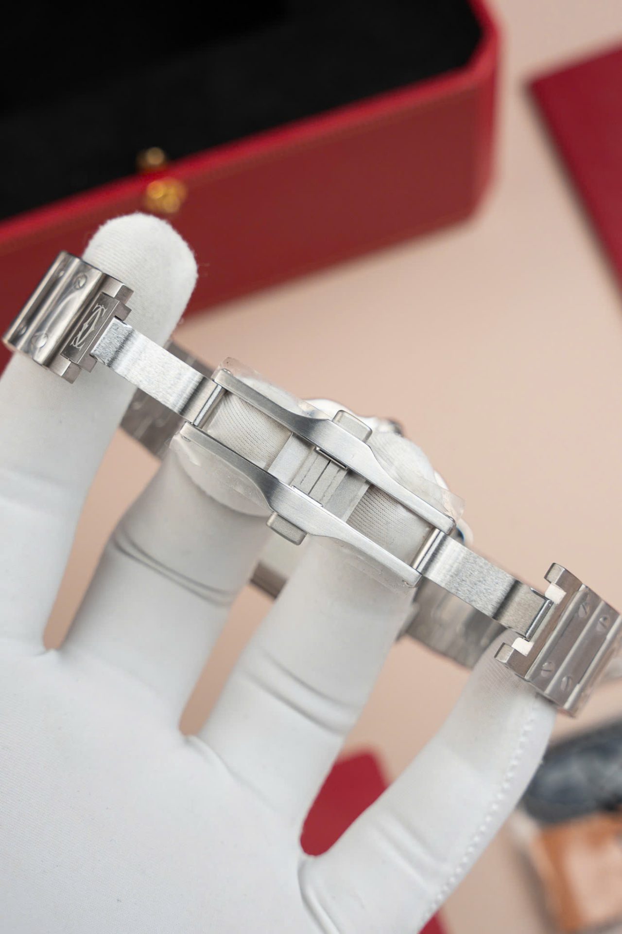 Cartier Santos WSA0065 Replica Watch Women Dial Brown BV Factory 35mm