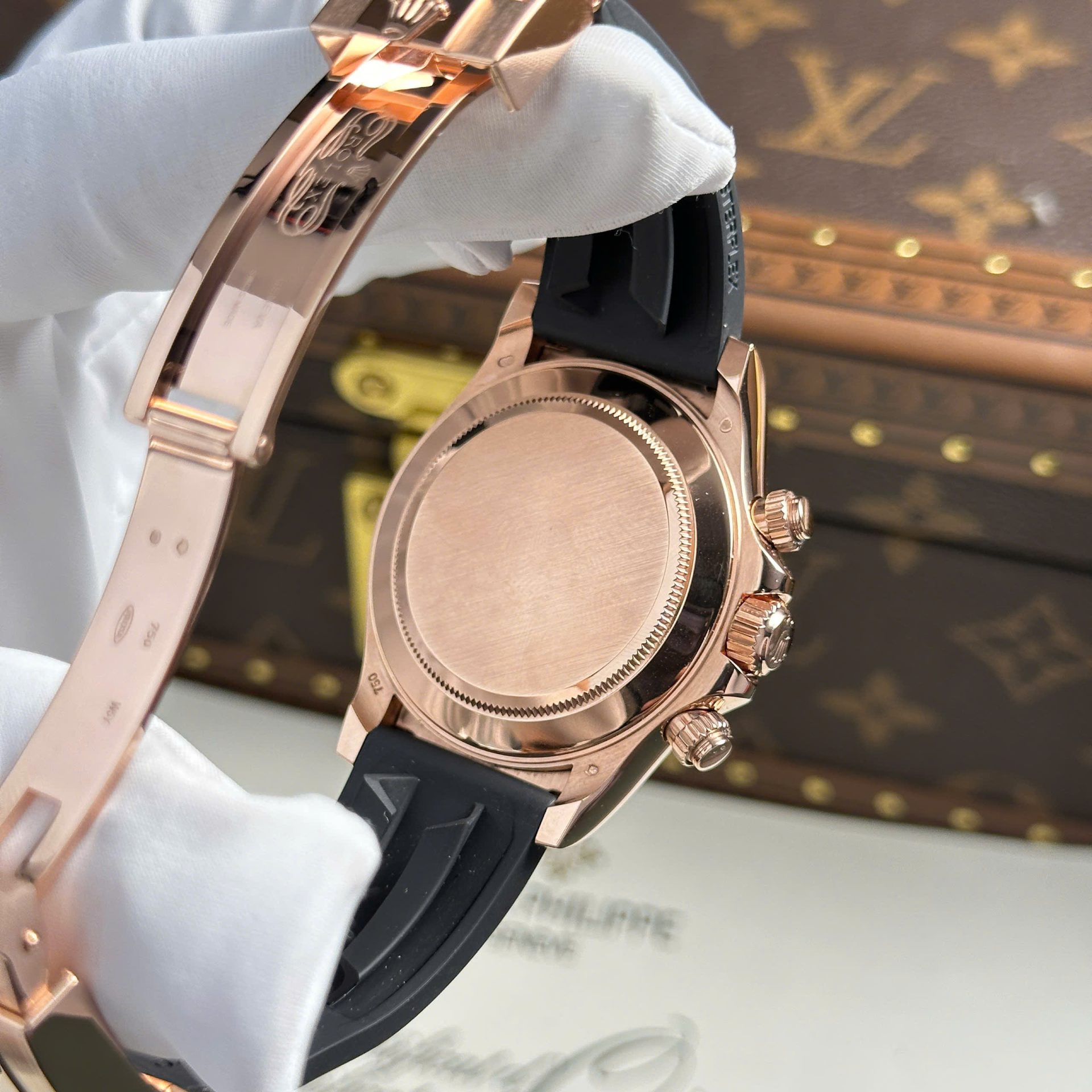 Rolex Cosmograph Daytona 116515LN Black Dial Replica 11 Watch Gold Wrapped 40mm