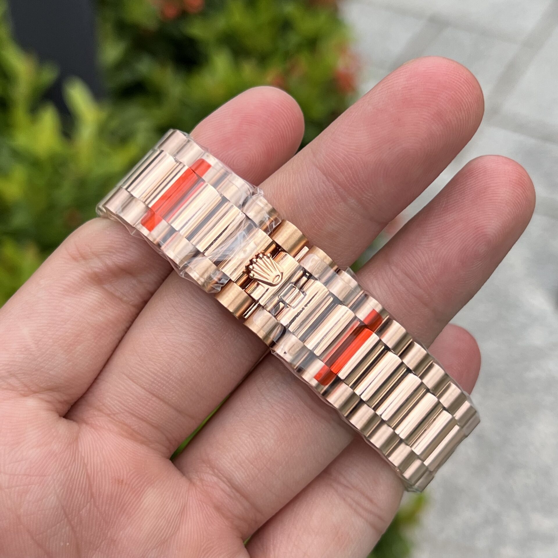 Rolex Day-Date Rose Gold Best Replica Watch White Dial 40mm