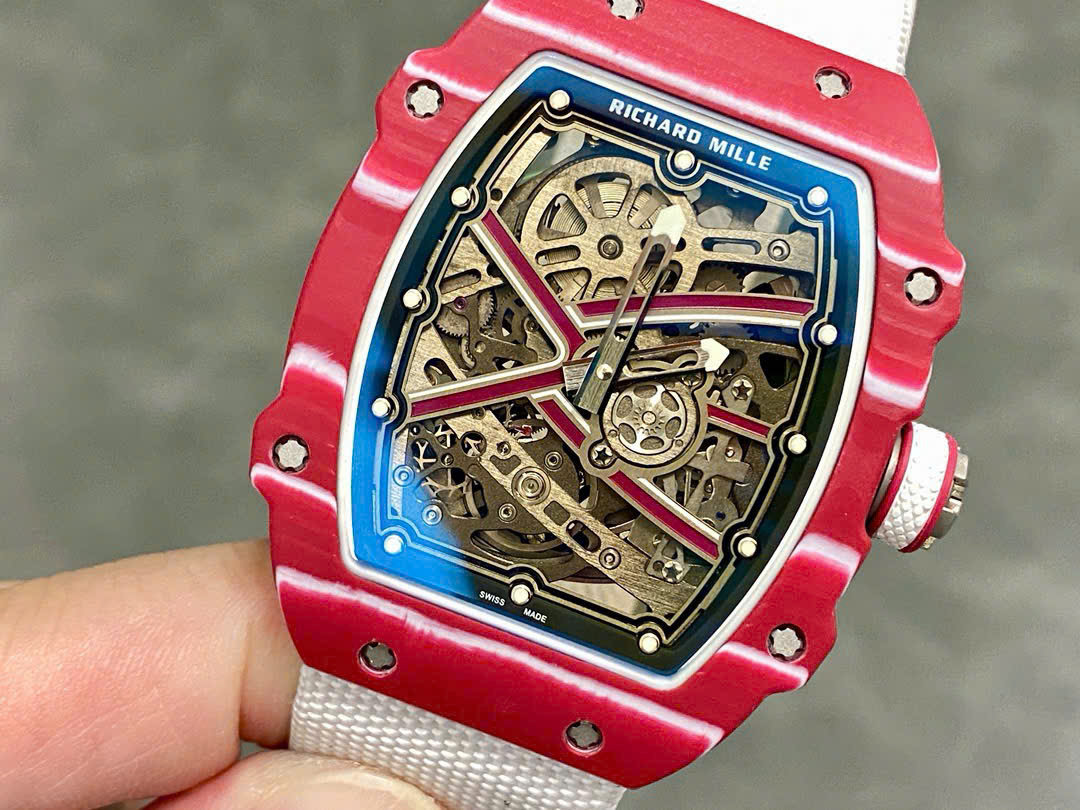 Richard Mille RM67-02 Best Replica Watch Red Carbon Weight 37 Grams 38.7×47.52mm