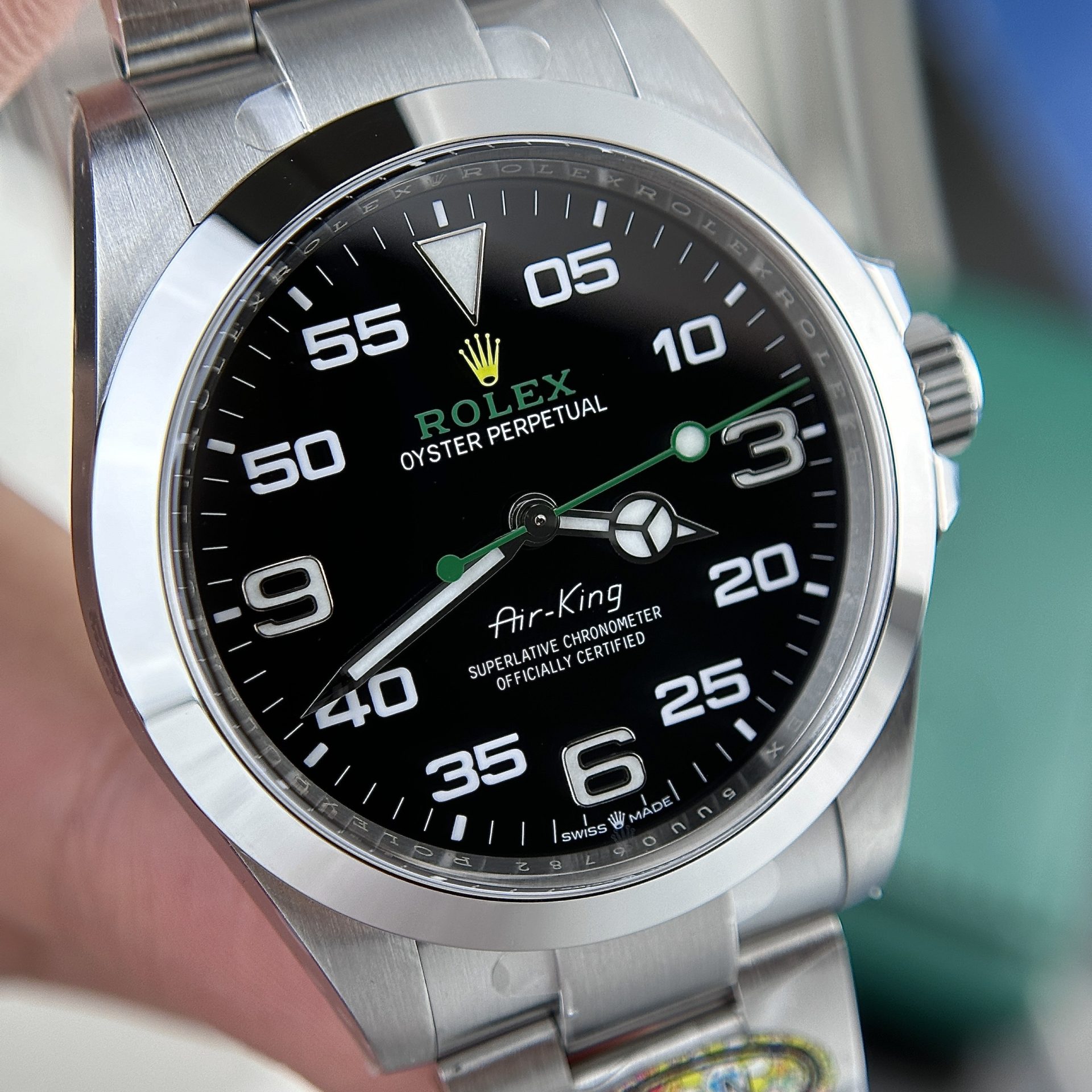 Rolex Replica Watch Air King 126900 Black Dial Clean Factory 40mm
