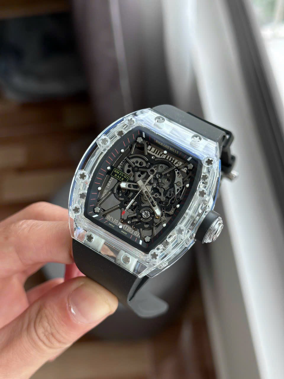 Richard Mille RM35-01 Rafa High Quality Replica Watch Rubber Strap 44mm