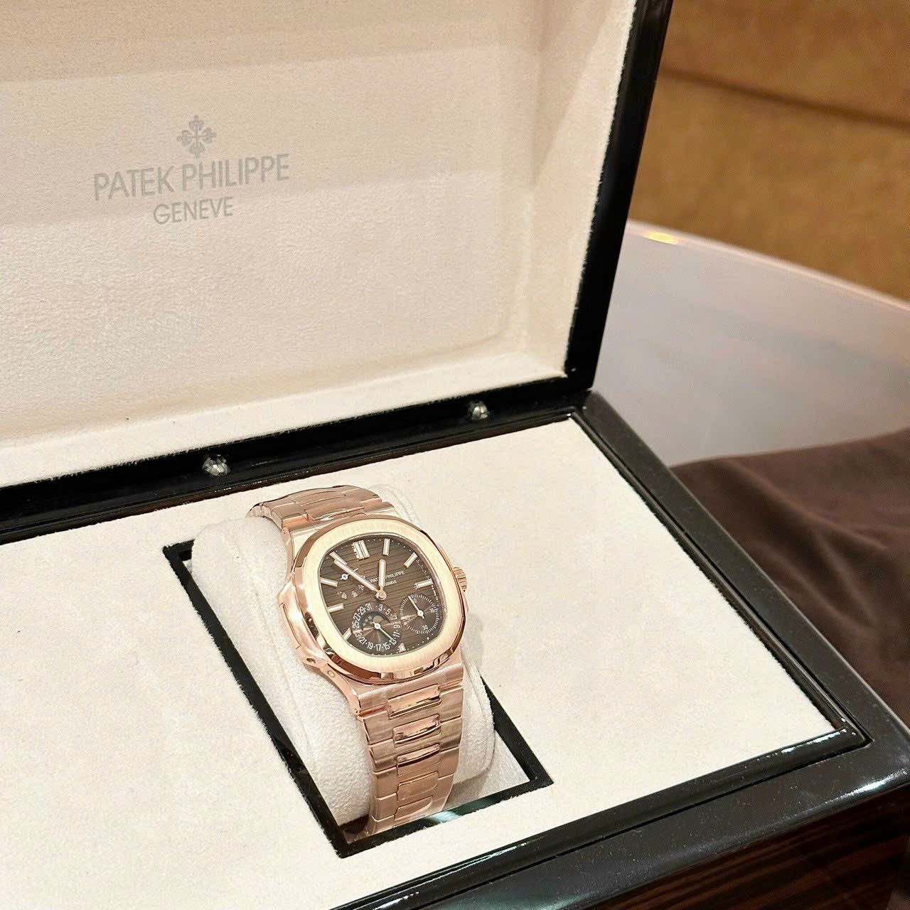Patek Philippe Nautilus 5712 Gold Wrapped Chocolate Dial GRF 40mm