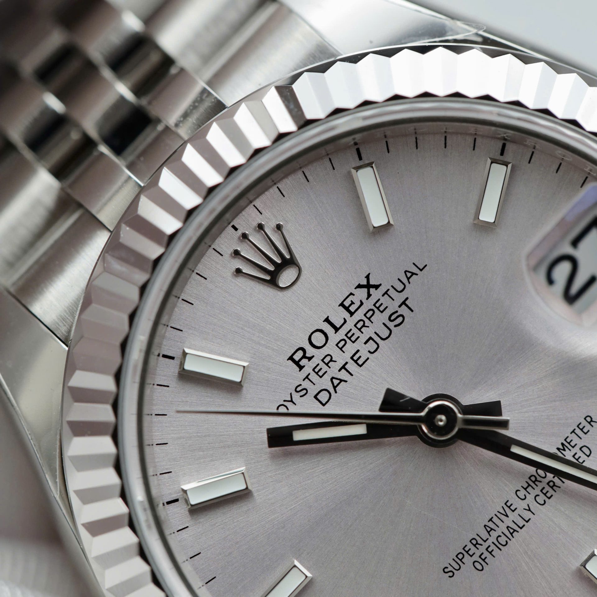 Rolex DateJust Replica Watches Sillver Dial Jubilee Strap THB Factory 31mm