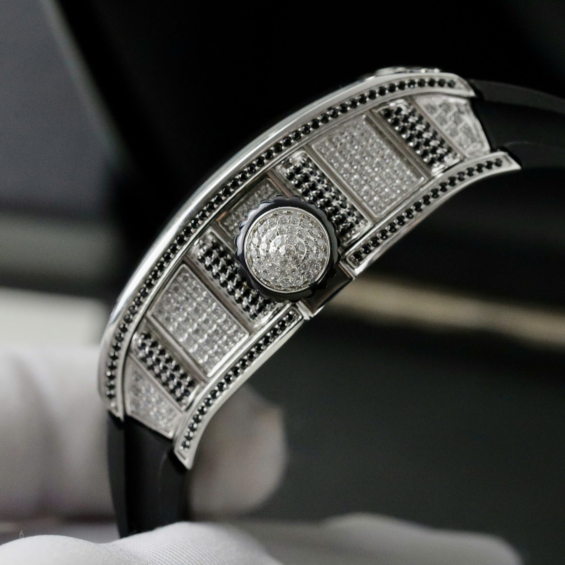 Richard Mille Replica Watch Rubber Strap Black 42mm