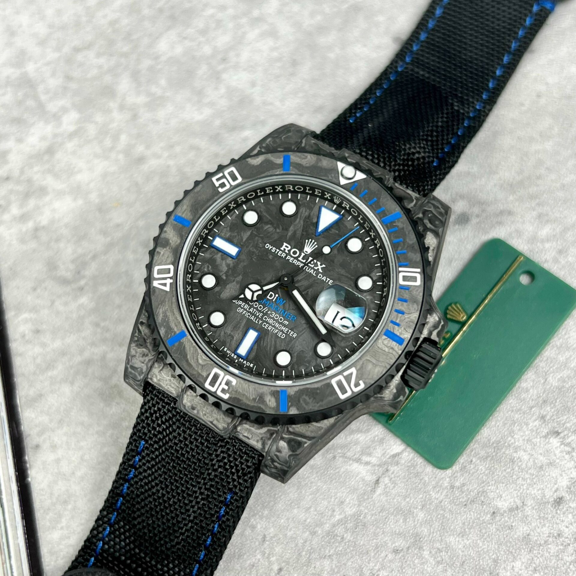 Rolex GMT-Master II Diw Replica 1:1 Watch Carbon Ultra Light 40mm