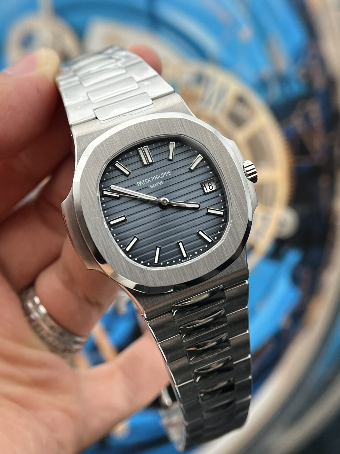 Patek Philippe Replica Watch Nautilus 5811 Blue Dial 3K Factory 41mm