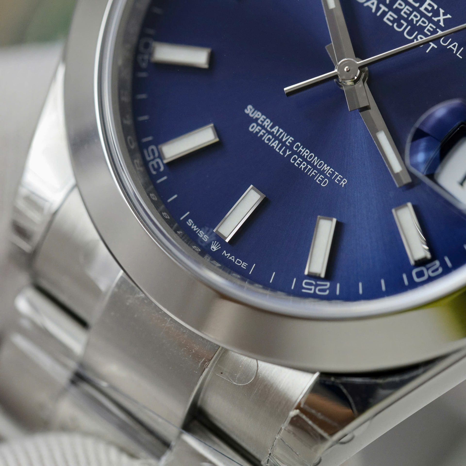 Rolex DateJust 126300 Replica Watches Dial Blue Oyster Strap VS Factory 41mm