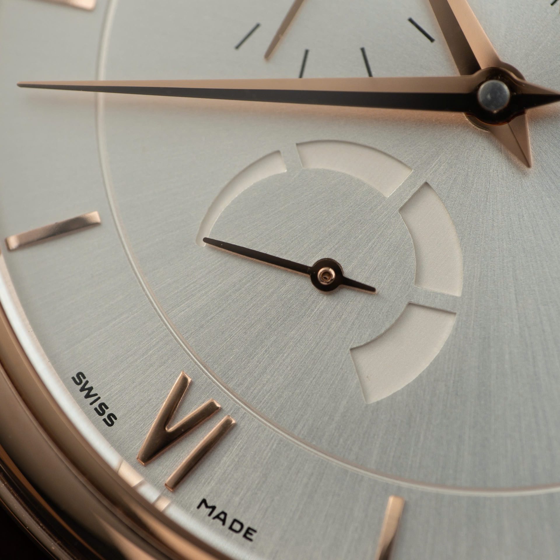 Omega De Ville Prestige Power Reserve Replica Watches Brown Leather Strap 39.5mm