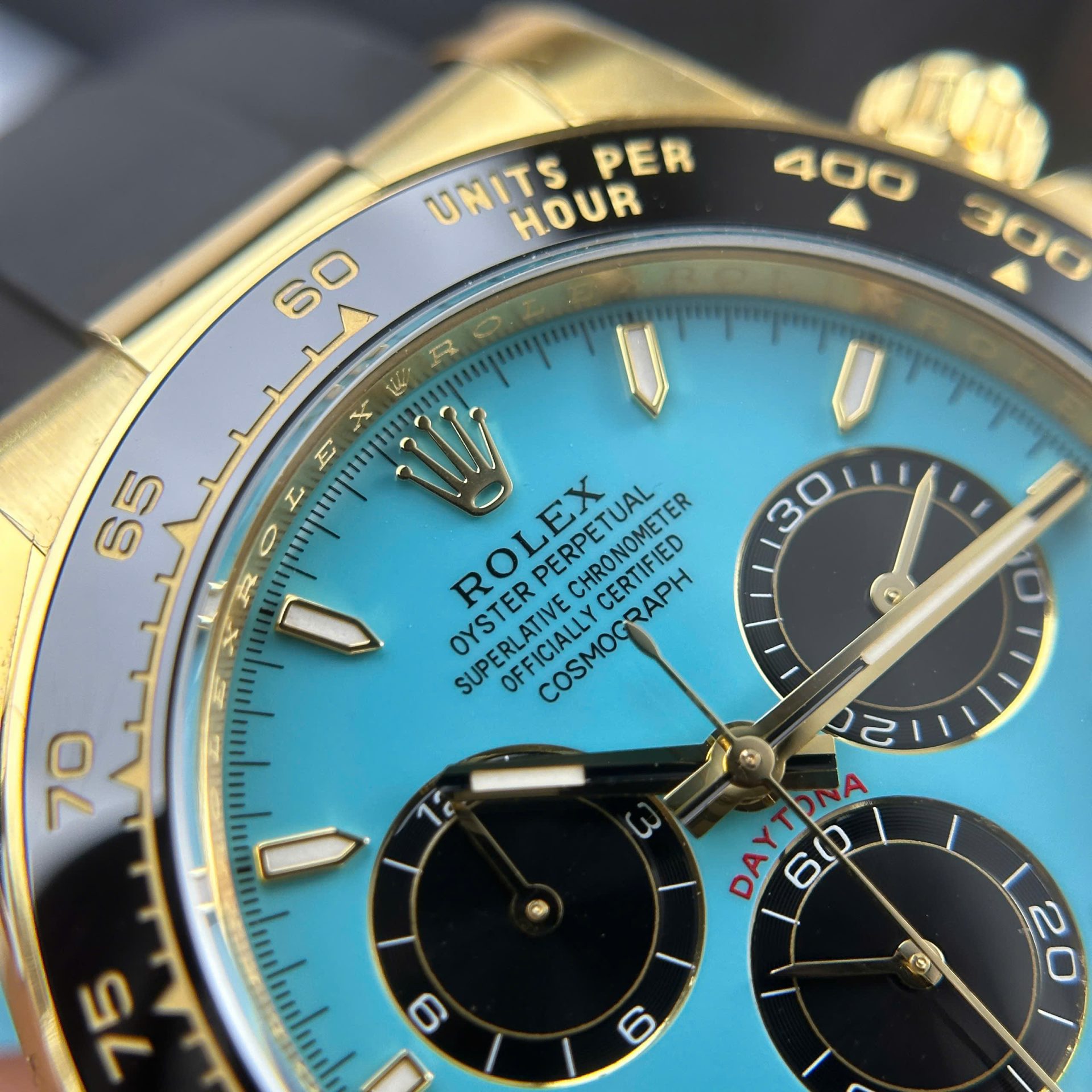 Rolex Cosmograph Daytona 126518LN Copies Watches Turquoise Blue Lacquer Dial THB Factory 40mm
