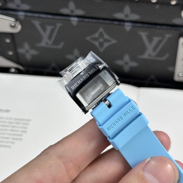 Richard Mille RM35-02 Custom Full Carbon Case Blue BBR 44mm