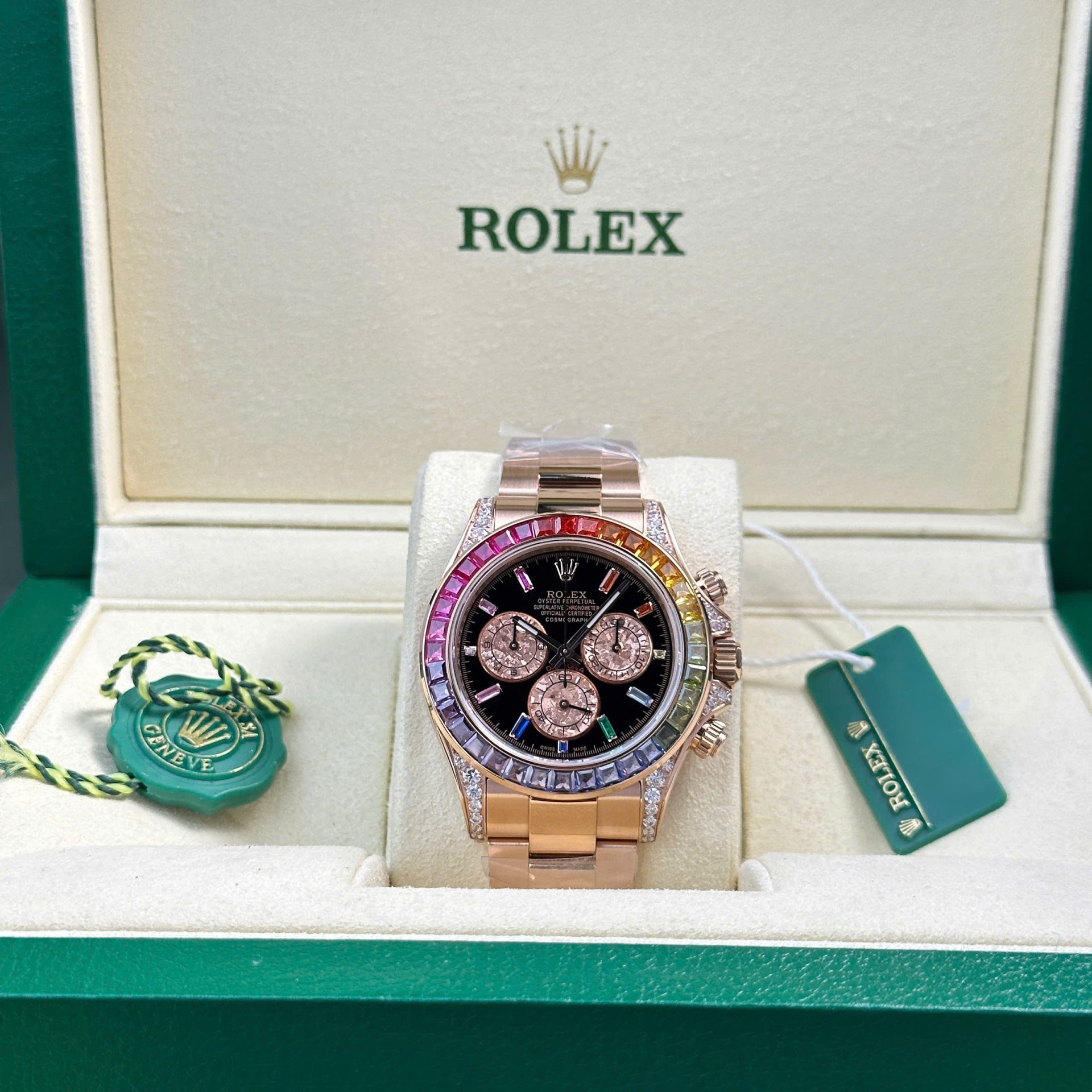 Rolex Cosmograph Daytona Rainbow 116595 Best Replica Watch BT Factory 40mm