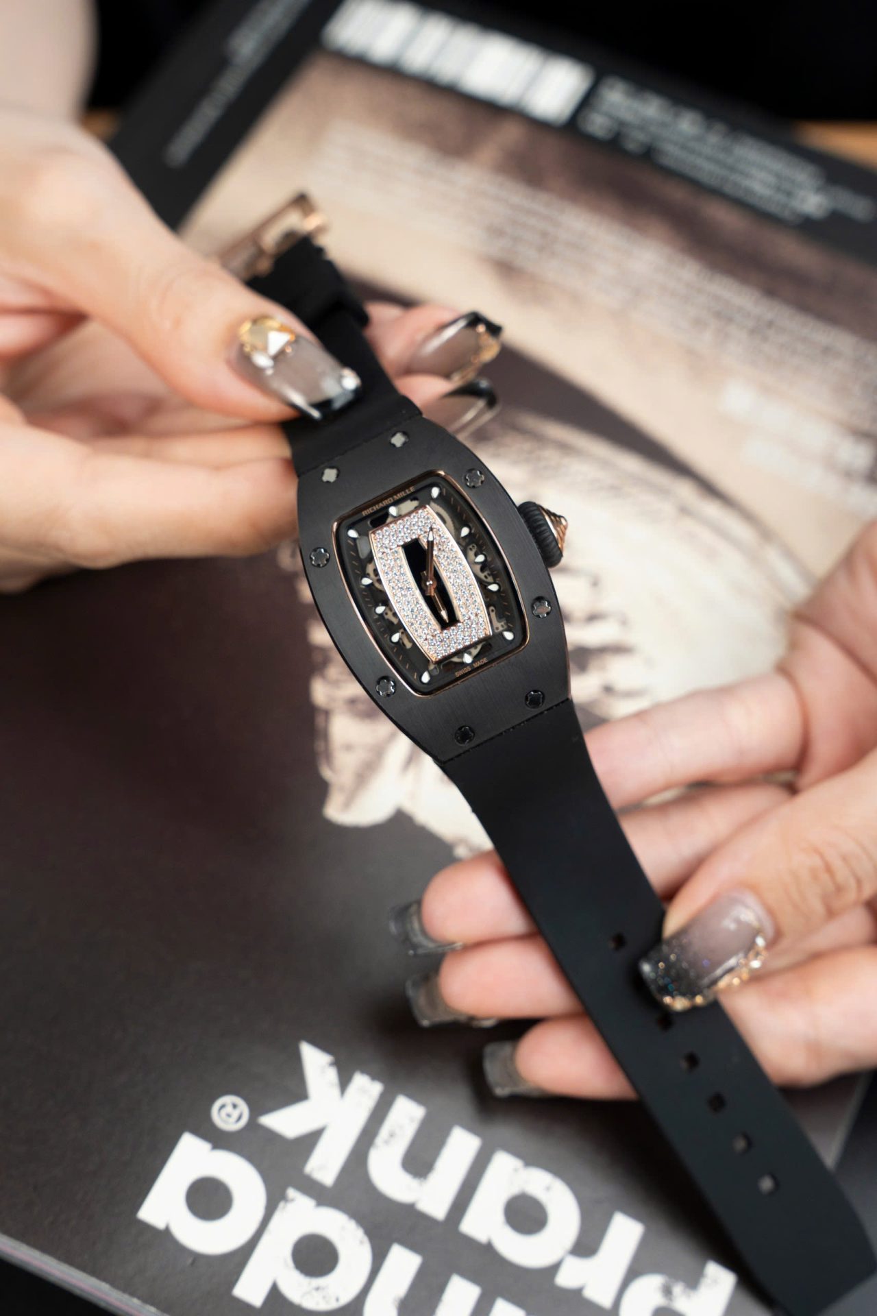 Richard Mille Fake Watches RM07-01 Ceramic Black 36mm