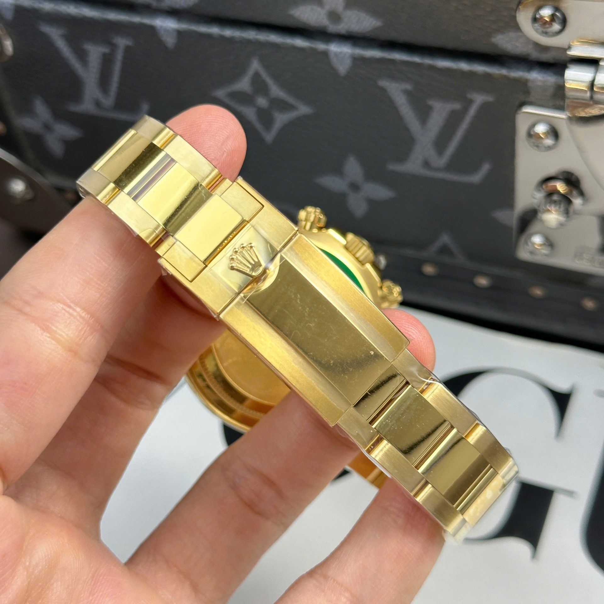 Rolex Daytona 126508 Dial Green Best Replica Watch Oyter Strap THB Factory 40mm