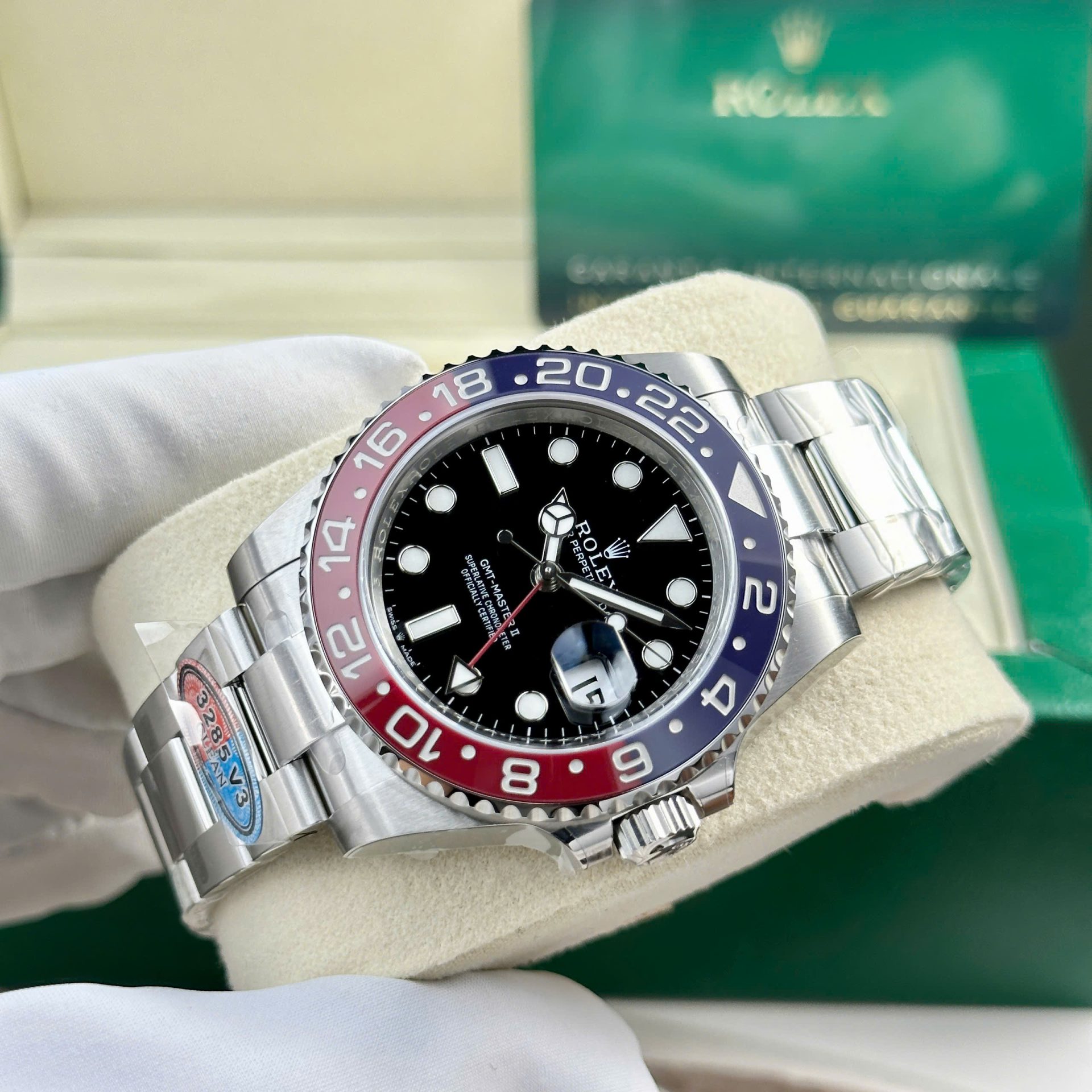 Rolex Pepsi GMT-Master II 126710blro Replica 11 Watch Oyster Strap Clean Factory V3 40mm