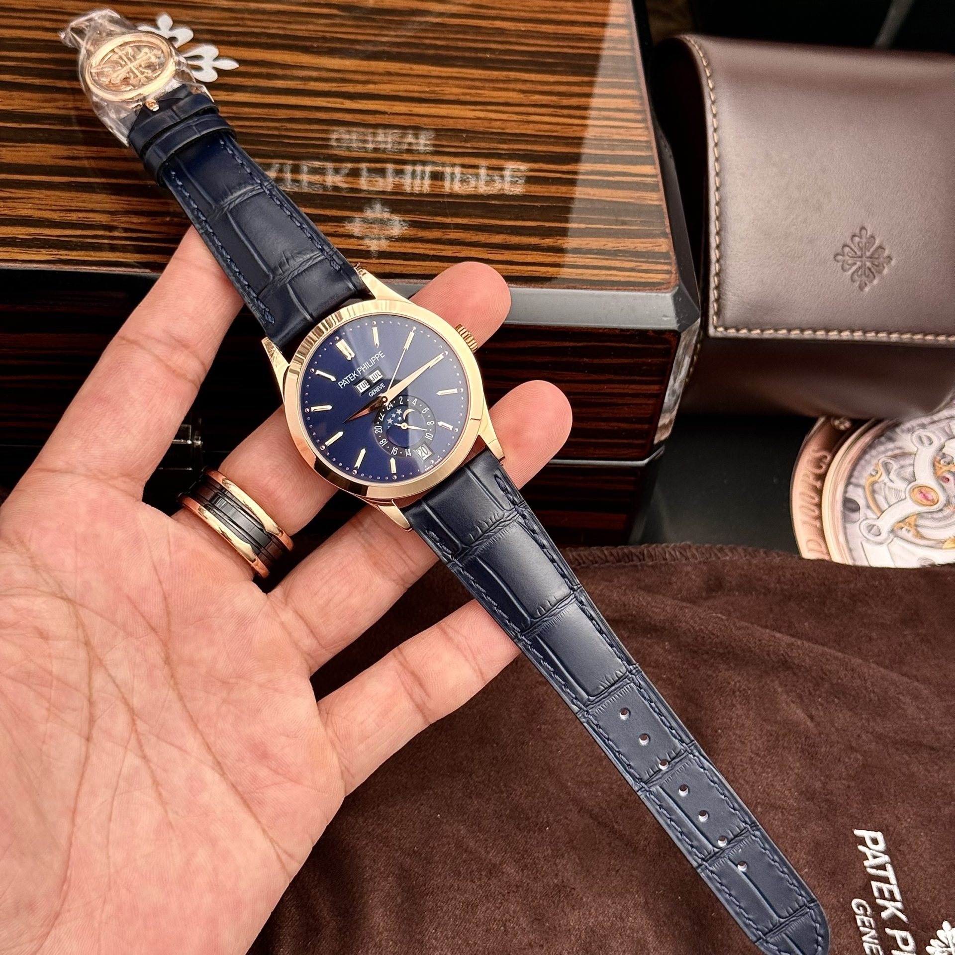 Patek Philippe Replica Watch Complications 5396R Blue Dial GR Factory 38.5mm