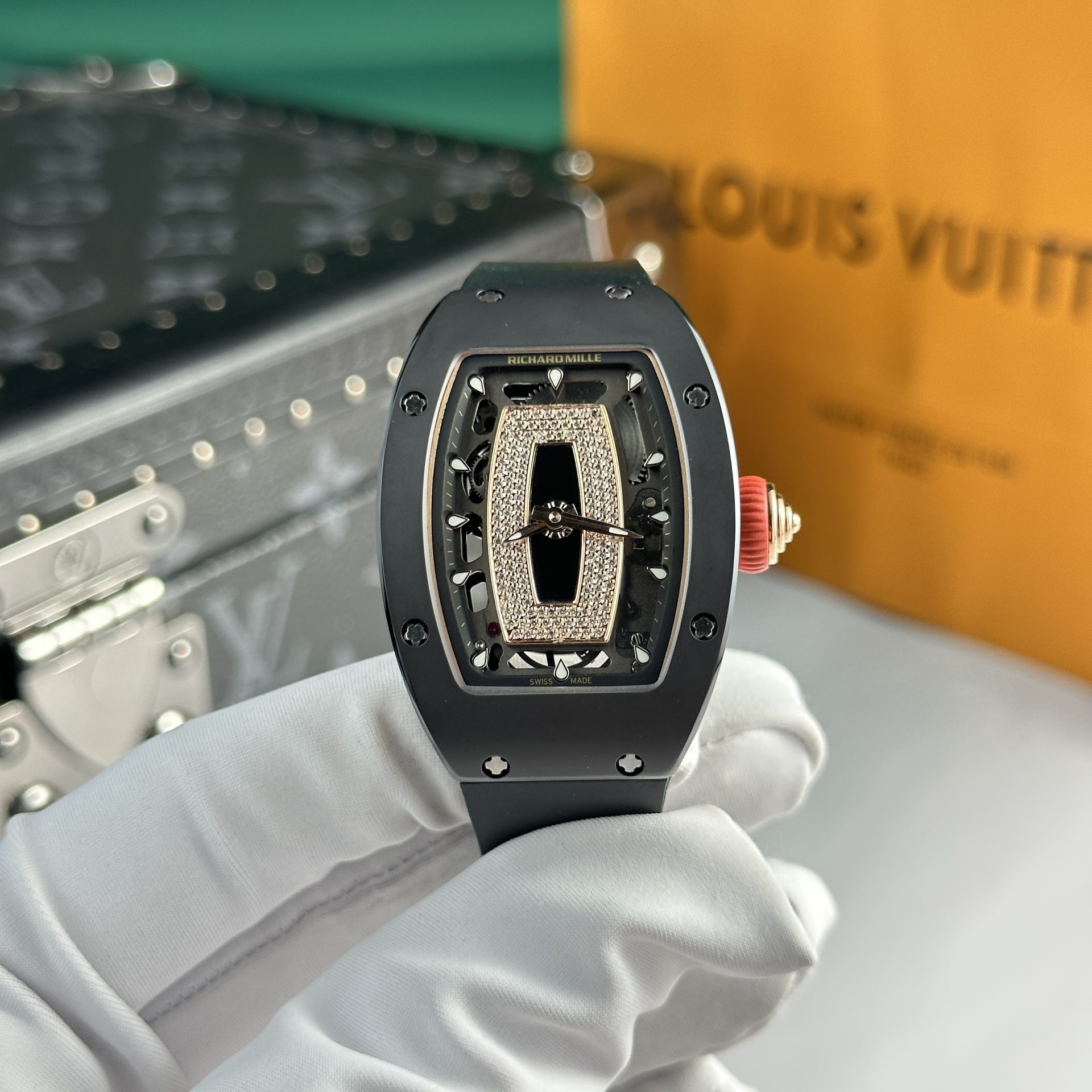 Richard Mille Best Replica Watch RM07 Black Ceramic 36mm