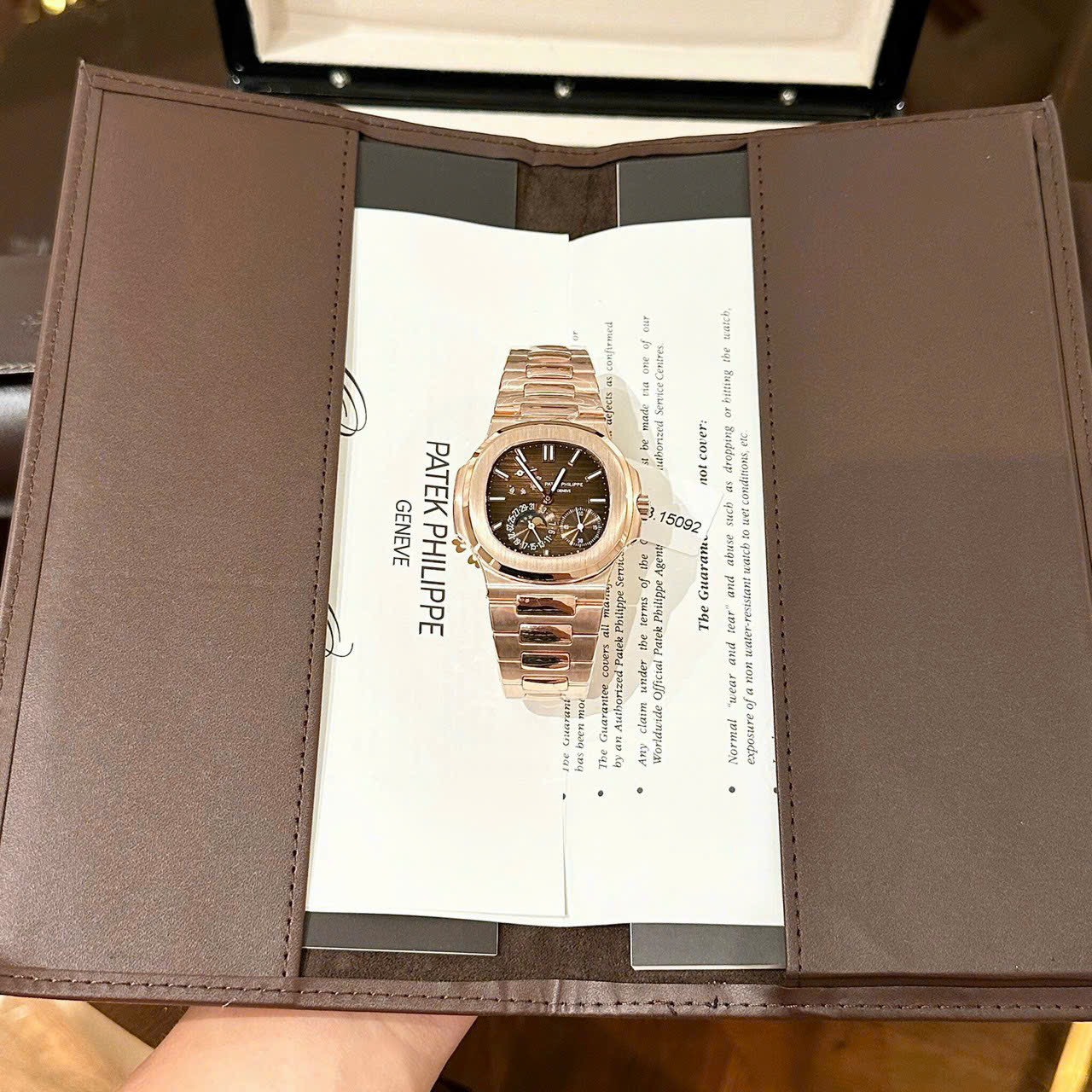 Patek Philippe Nautilus 5712 Gold Wrapped Chocolate Dial GRF 40mm