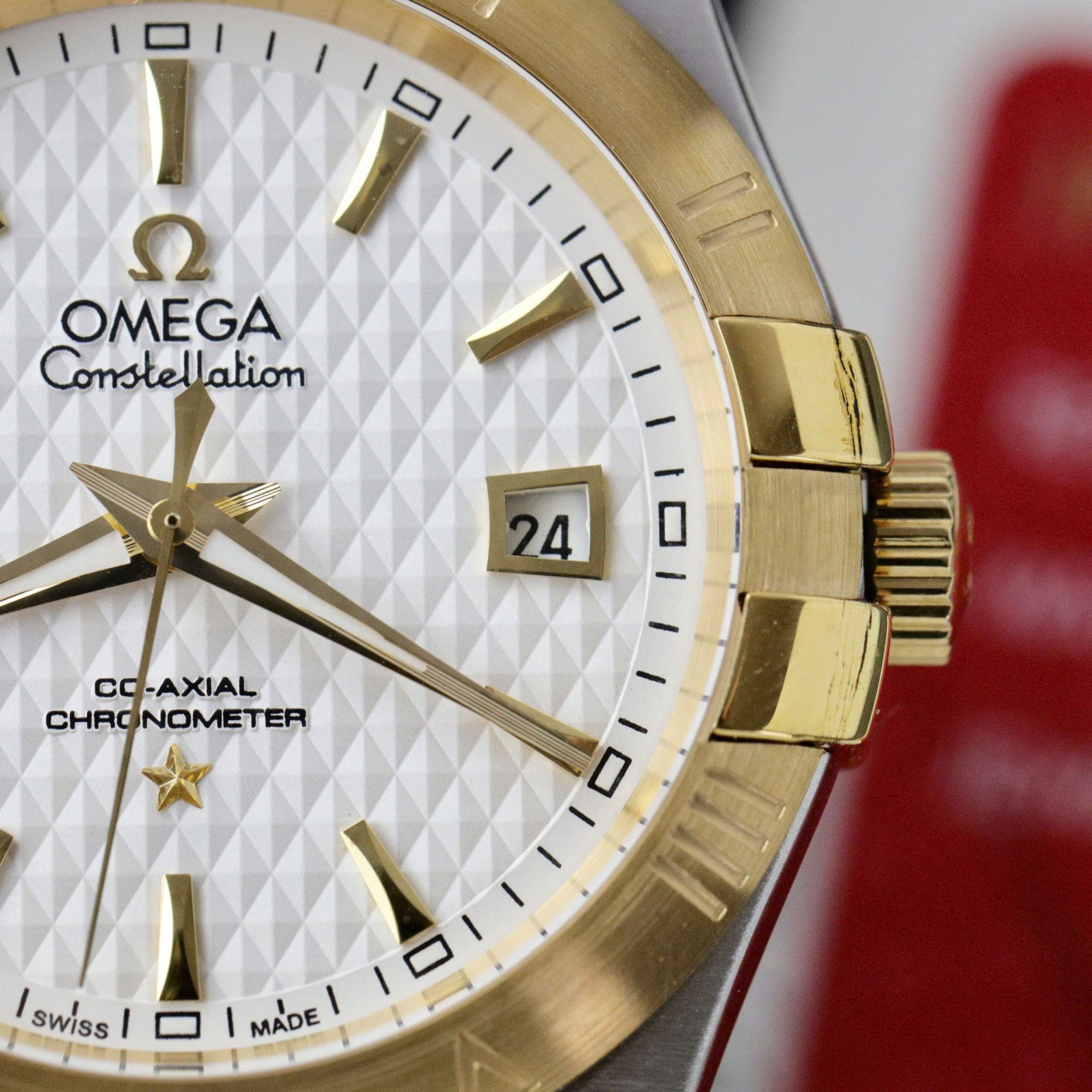 Omega Constellation Co-Axial Fake Watch Metal Wire 38mm