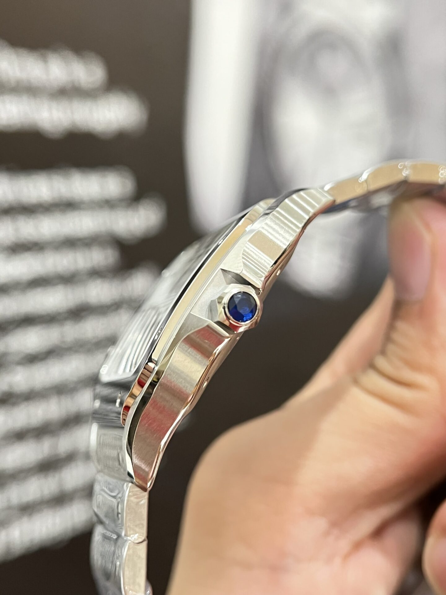 Cartier Santos WSSA0018 Replica 1:1 Watch White Dial 39.8mm