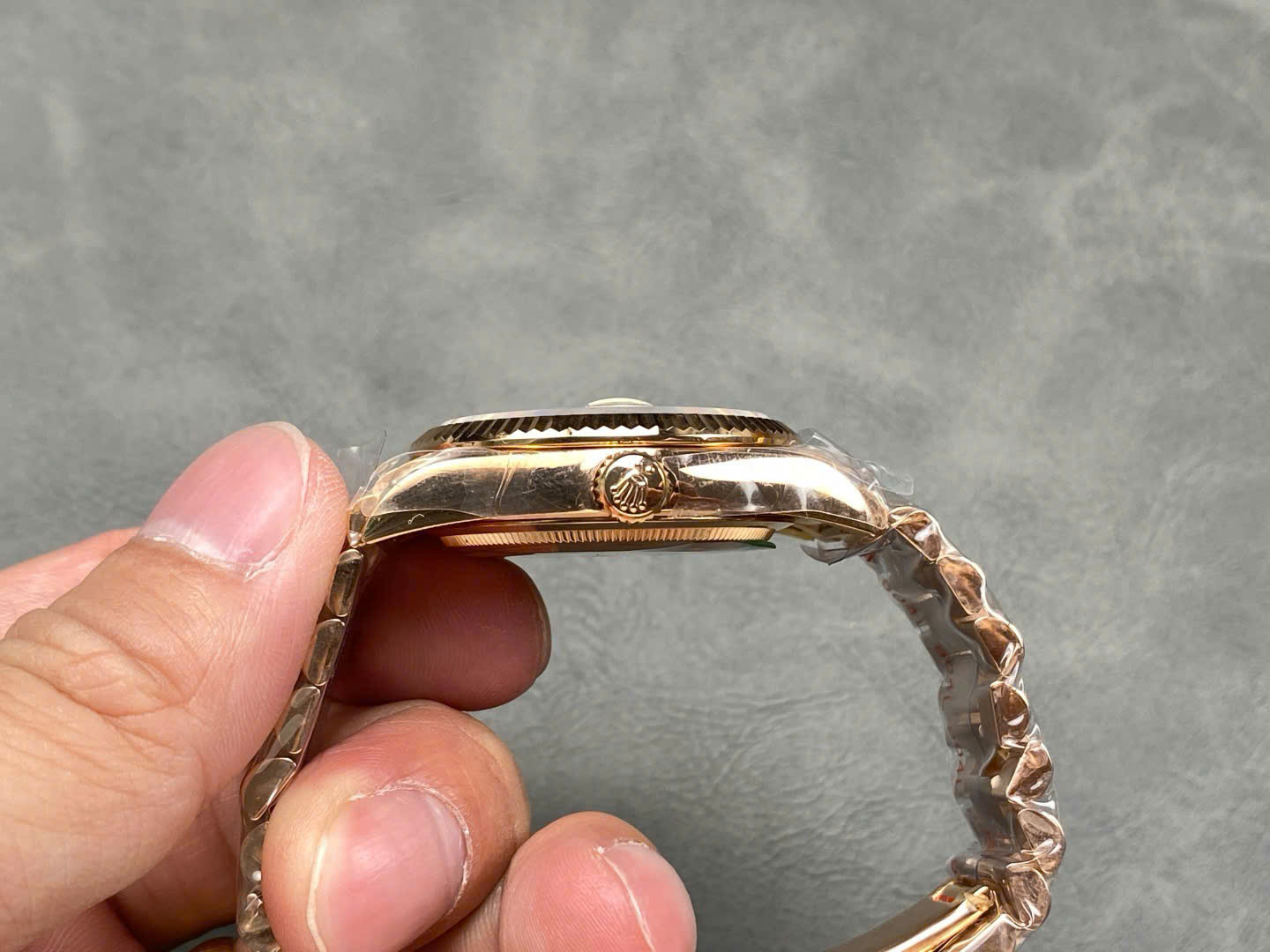 Rolex Day-Date 128235 Puzzle Emoji Jigsaw Motif Dial Best Replica Watches 36mm