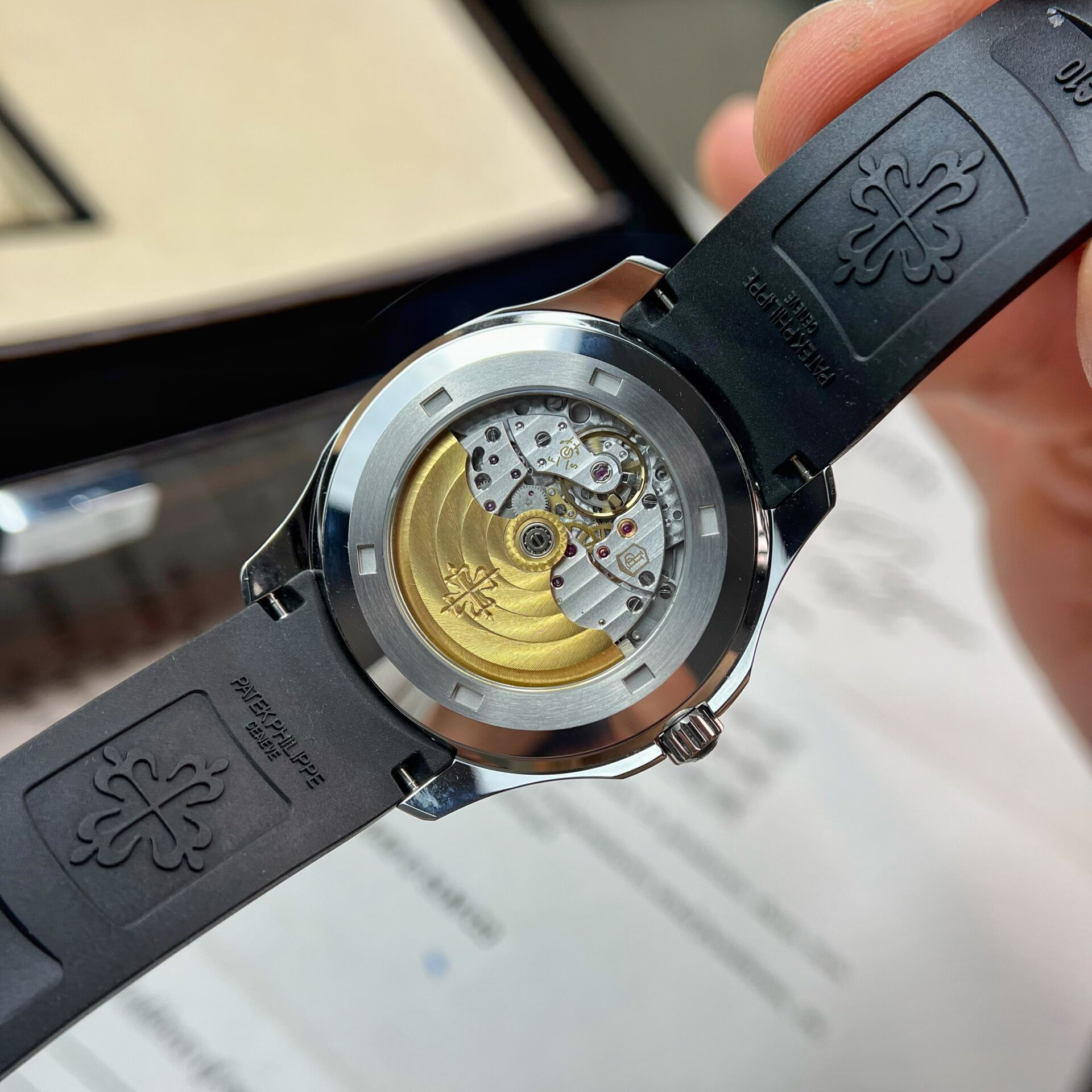 Patek Philippe Replica Watch Aquanaut 5167A Black Rubber Strap 3K Factory 40mm