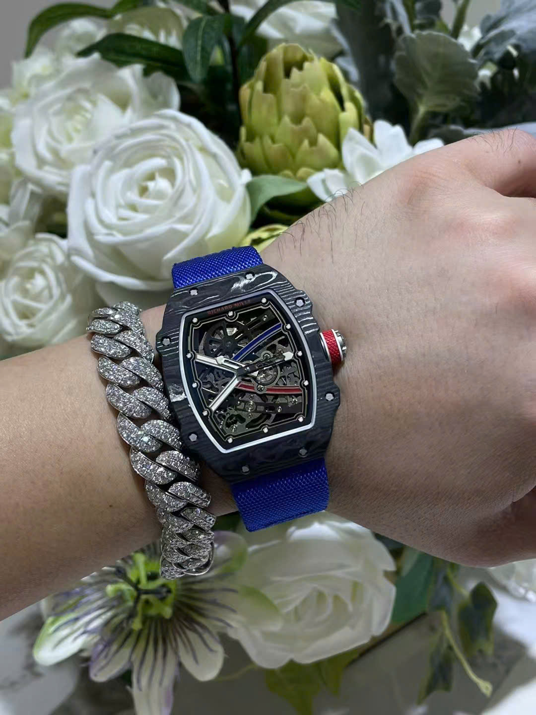 Richard Mille RM67-02 Carbon Replica Watch Weight 37 Grams 38.7×47.52mm