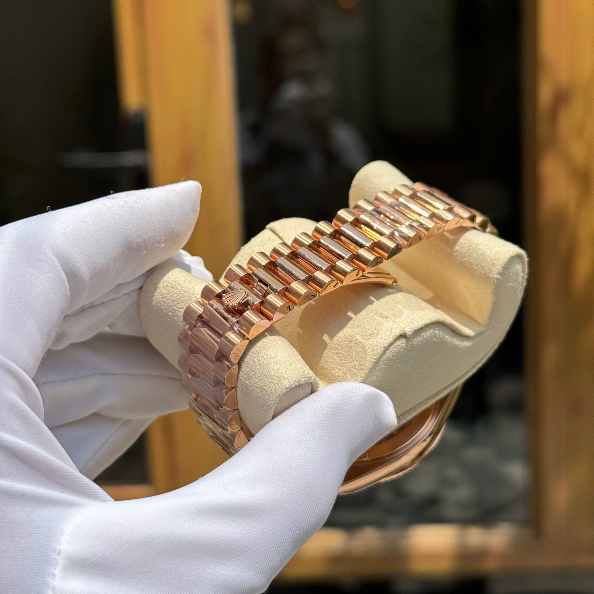 Rolex Day-Date 228235 Gold Wrapped Replica Watch 176 Grams GM Factory 40mm