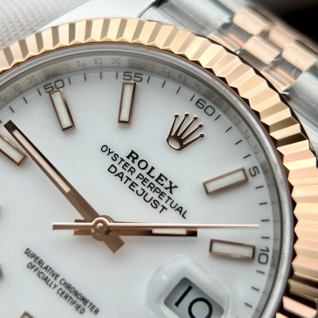 Rolex Replica Watches DateJust 126331 Demi Rose White Dial Clean Factory 41mm