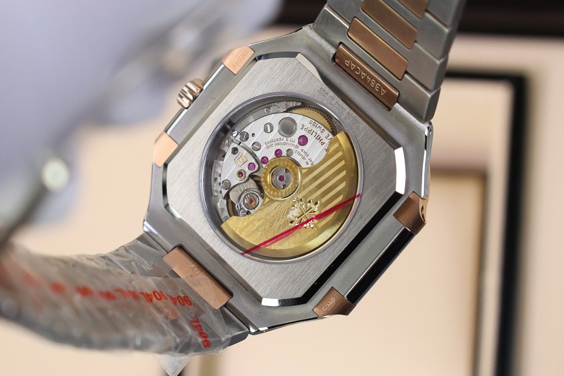 Patek Philippe Cubitus 5821 Demi Rose Gold Replica 11 Watch Dial Blue 45mm