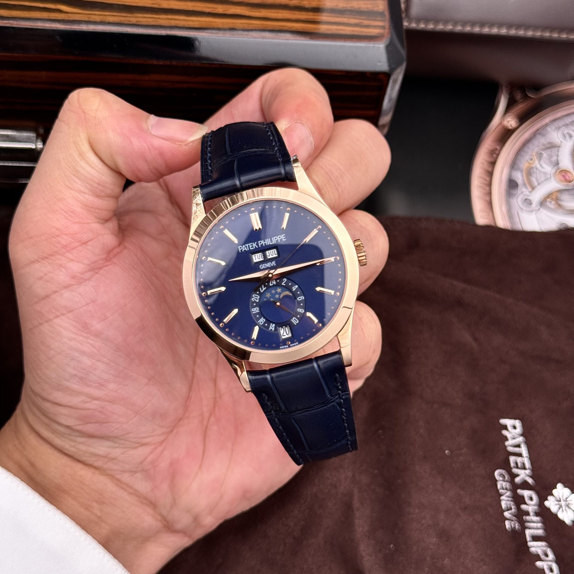 Patek Philippe Replica Watch Complications 5396R Blue Dial GR Factory 38.5mm