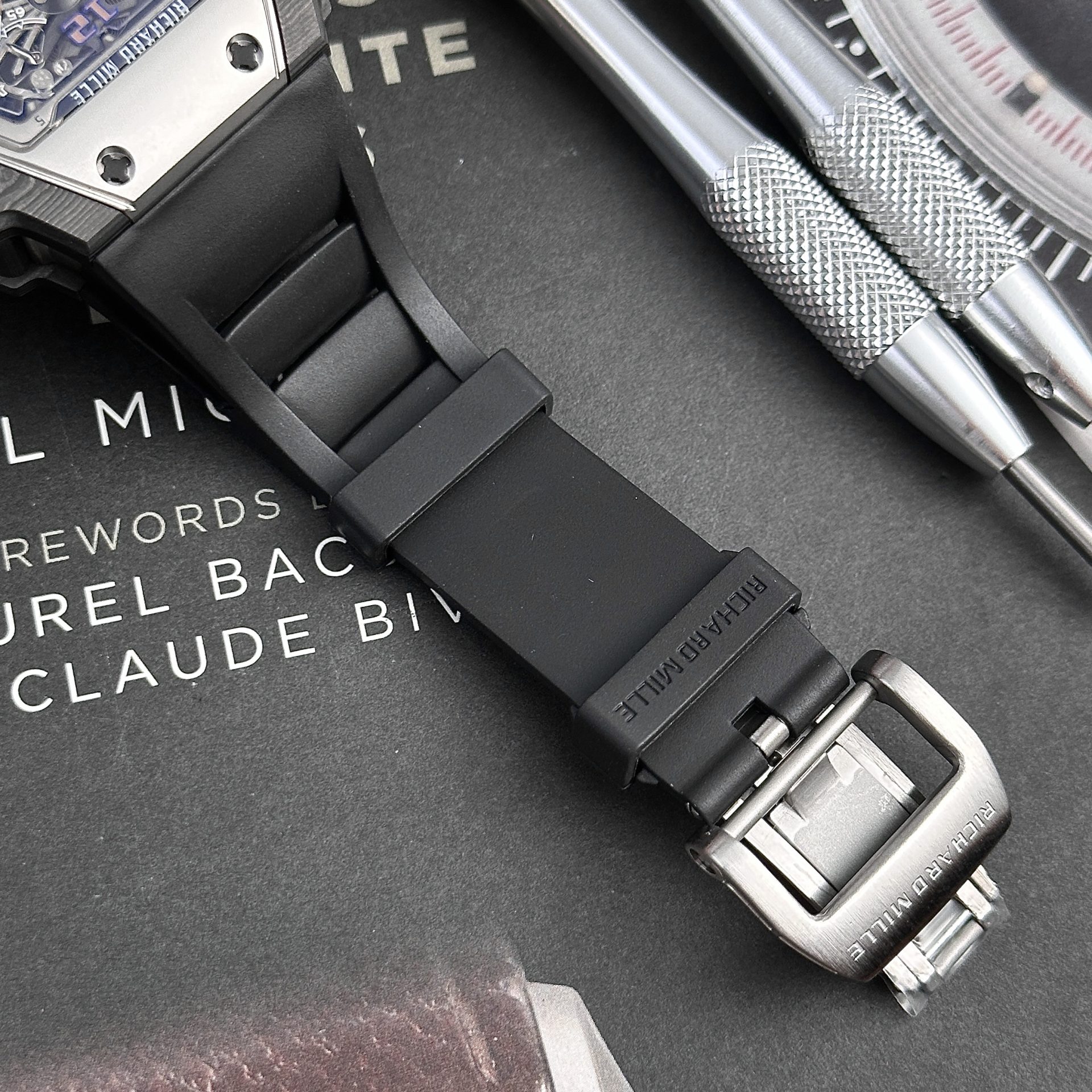 Richard Mille Replica Watch RM21-02 Tourbillon Aerodyne Rubber Strap 43mm