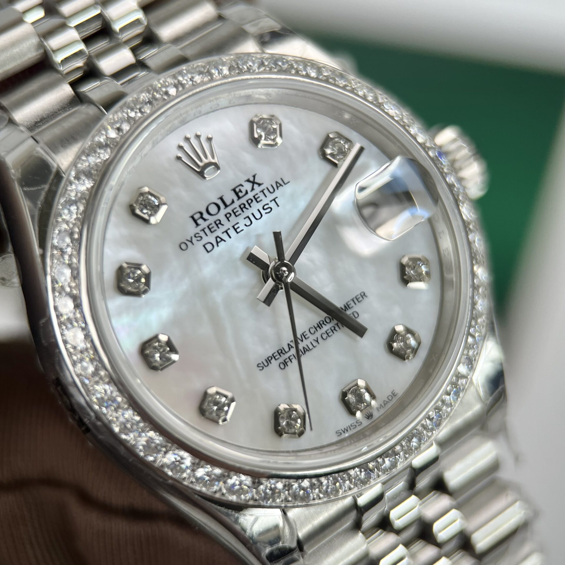 Rolex DateJust Replica Watch Jubilee Strap With Mother of Pearl Dial 31mm