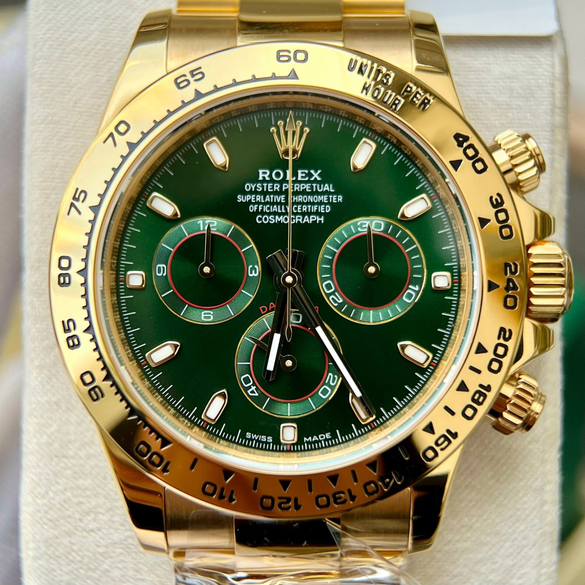 Rolex Daytona Loki Gold Wrapped Highest Quality Replica Watch 40mm