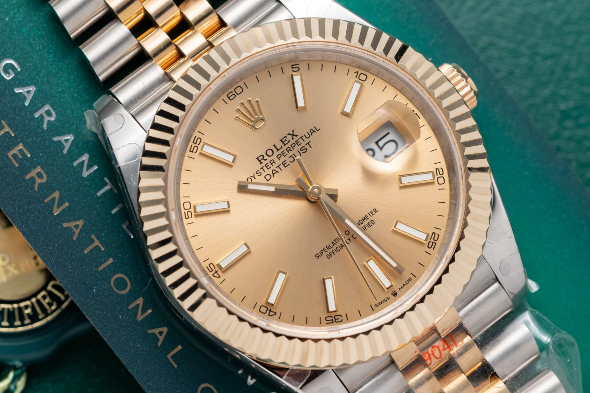 Rolex DateJust Replica Watch Jubilee Strap Gold Wrapped GM Factory 41mm