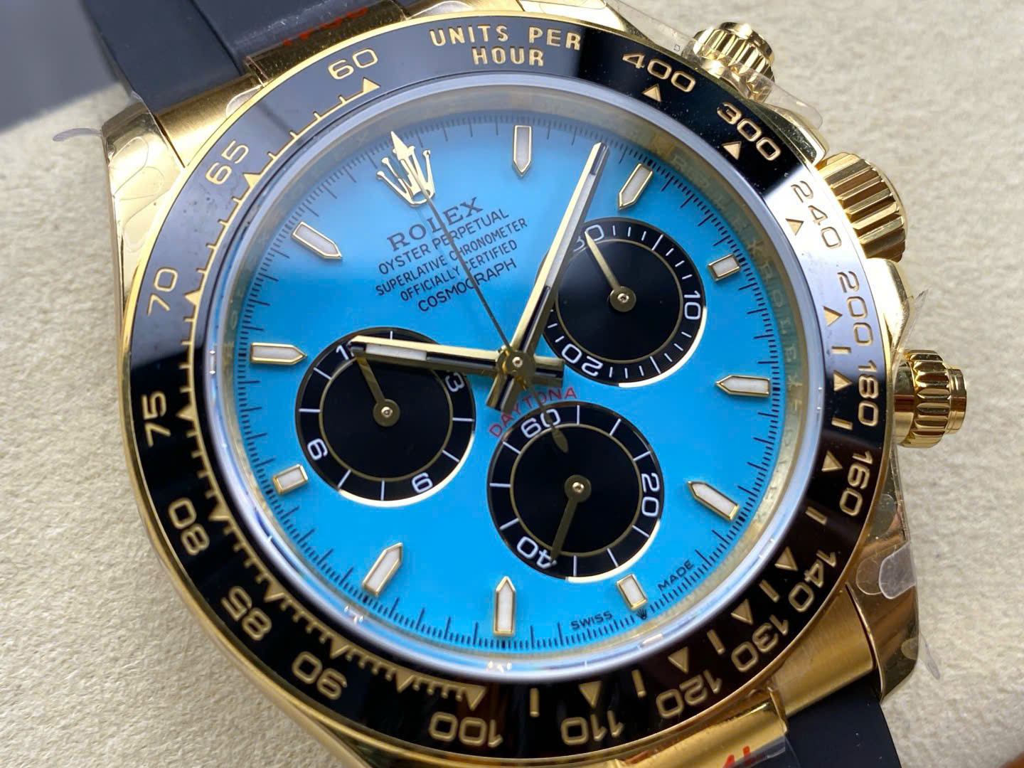 Rolex Cosmograph Daytona 126518LN-001 Replica Watch Blue Dial Weight 152 Grams QF Factory 40mm