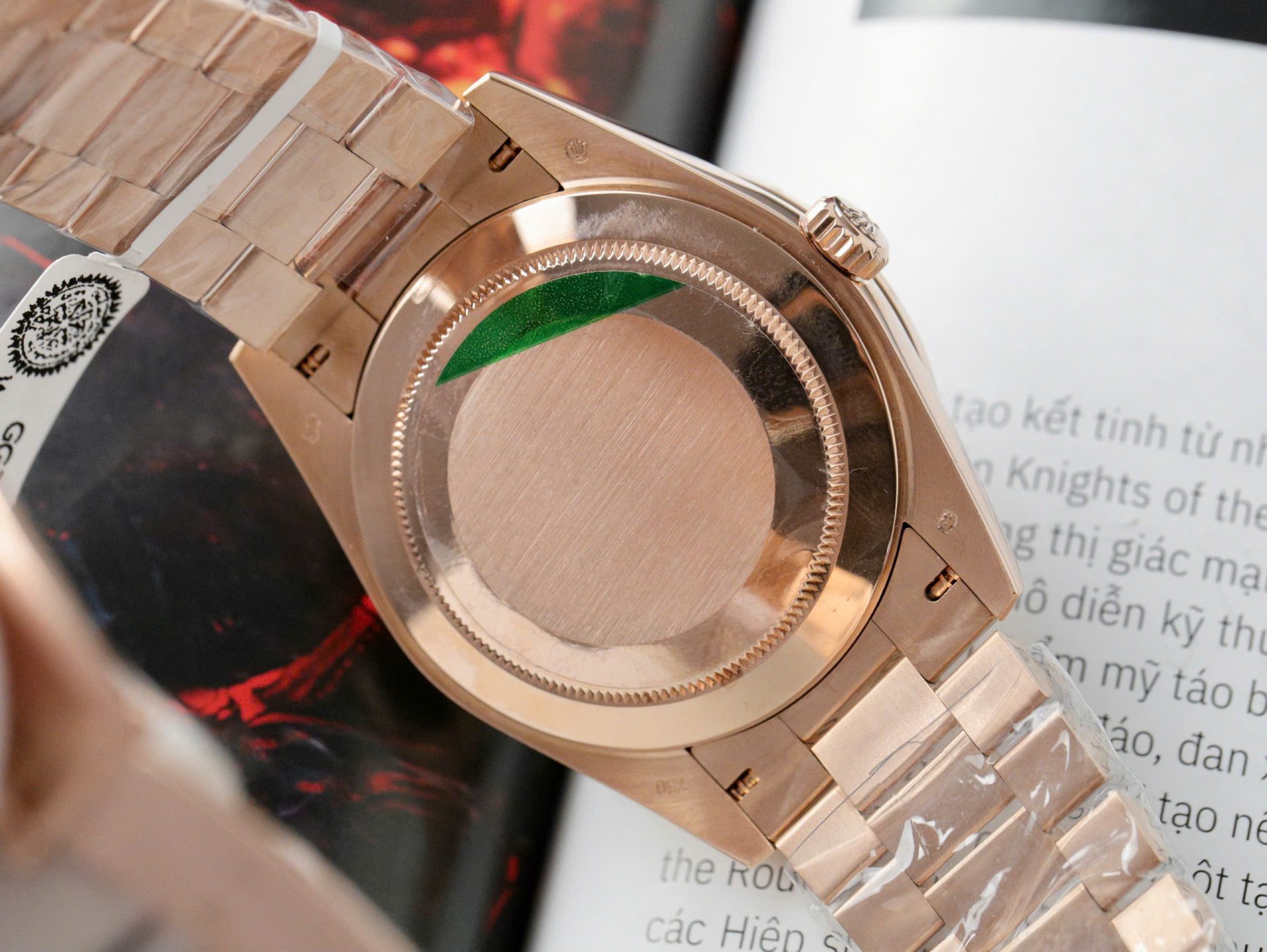 Rolex Day-Date Gold Wrapped + Moissanite Baguette Diamonds Replica Watch GMF 40mm