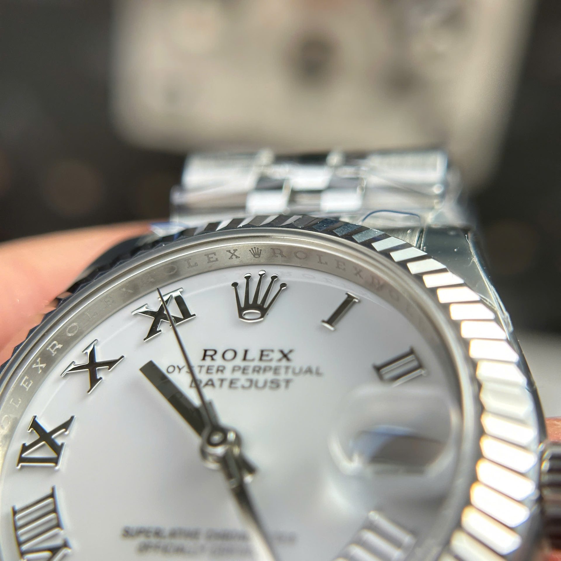 Rolex DateJust Copies Watches Dial White Jubilee Strap THB Factory 31mm