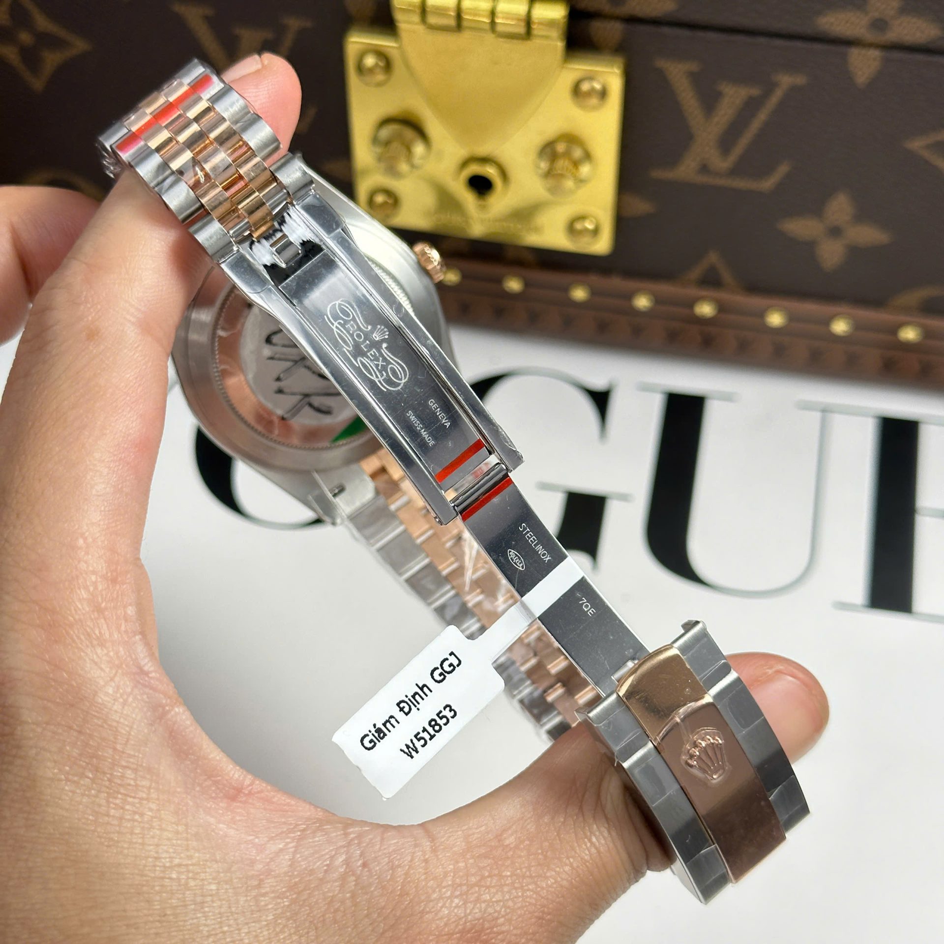 Rolex Replica Watch DateJust Chocolate Dial Gold Wrapped GM Factory 41mm