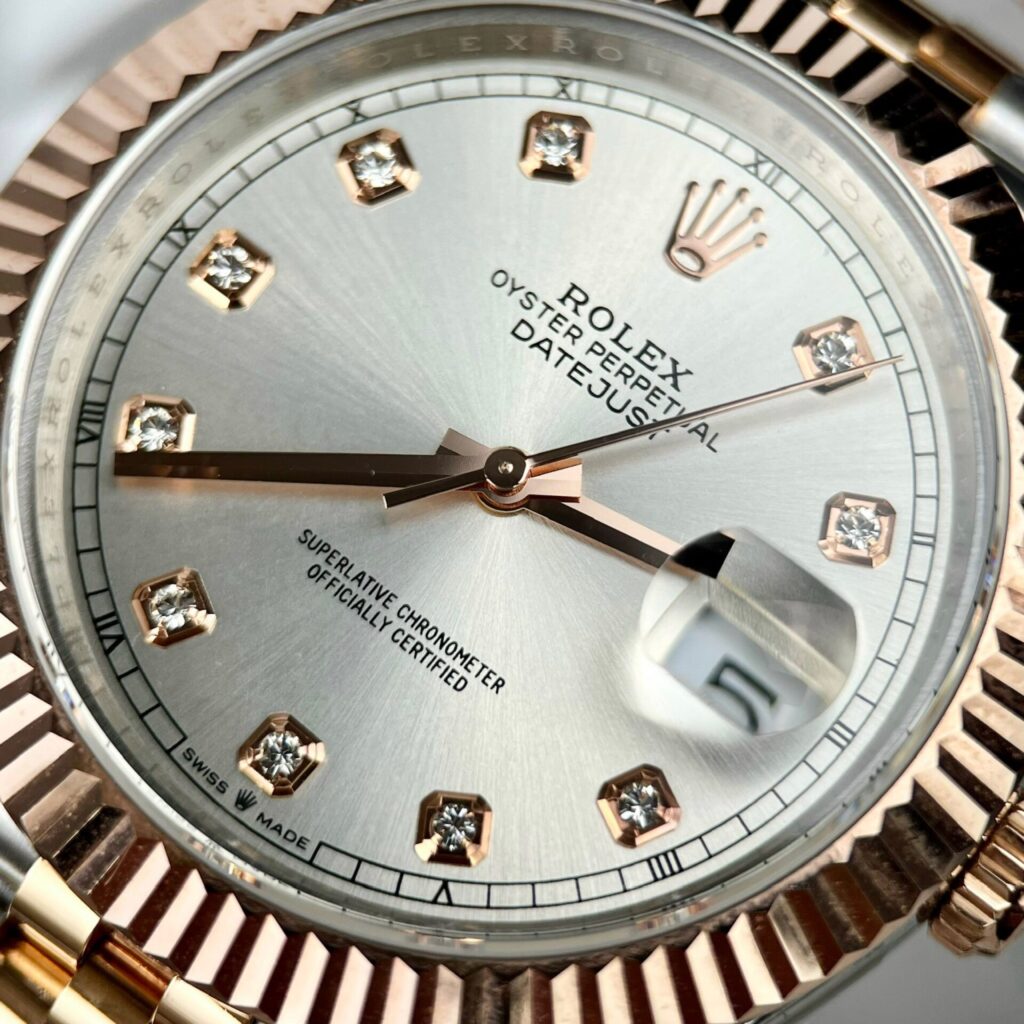 Rolex Replica Watch DateJust 126331 Gold Wrapped Sliver Dial GM Factory 41mm