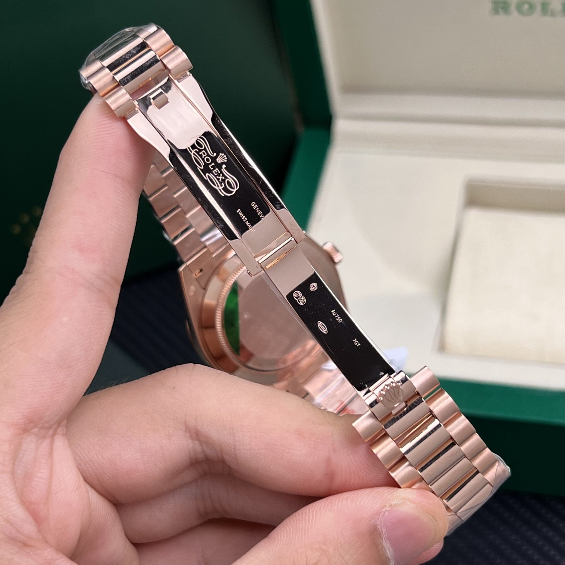 Rolex Replica Watch Day-Date Gold Wrapped Weight 175gram GM Factory 40mm