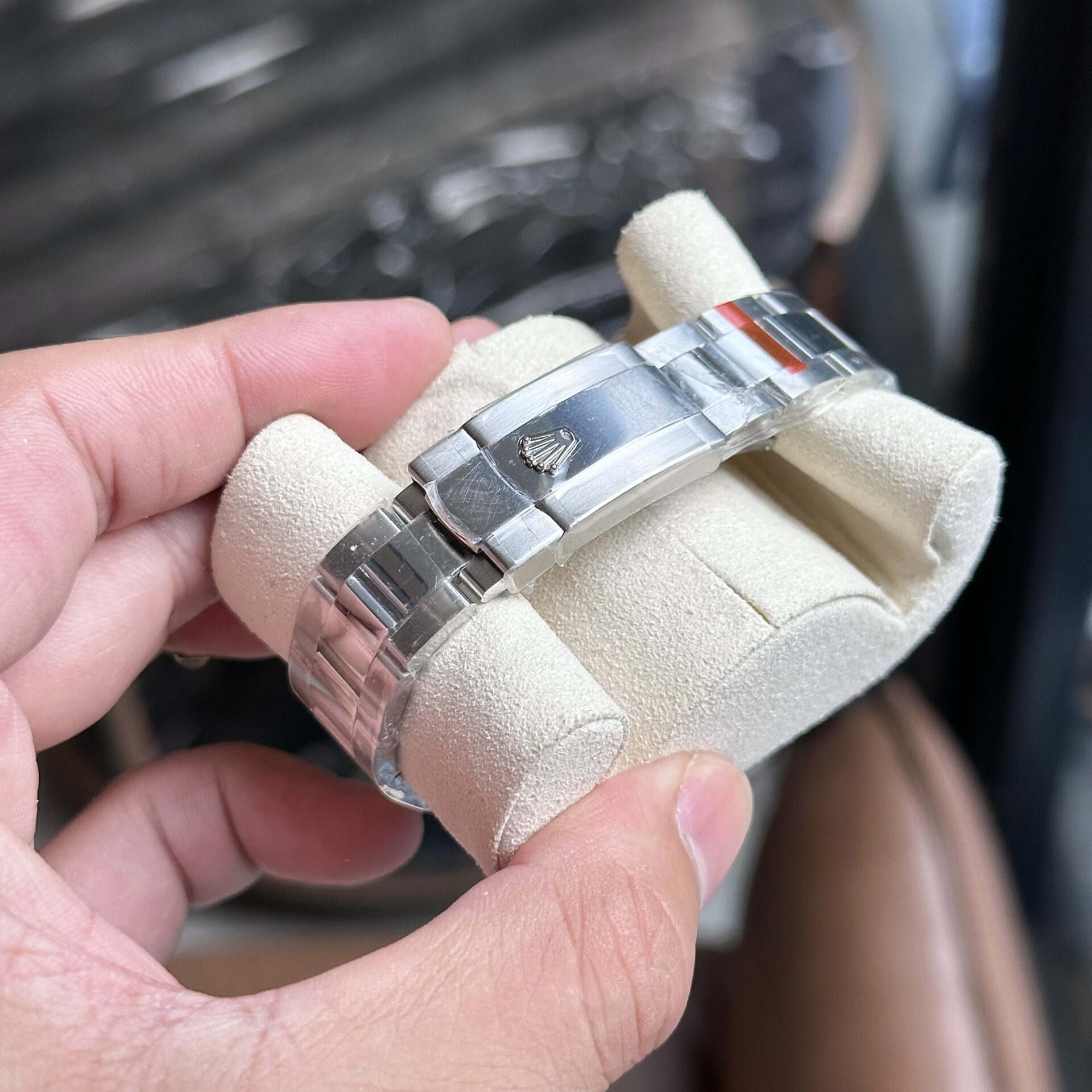 Rolex DateJust Replica Women s Watch 11 Blue Leaf Dial 31mm