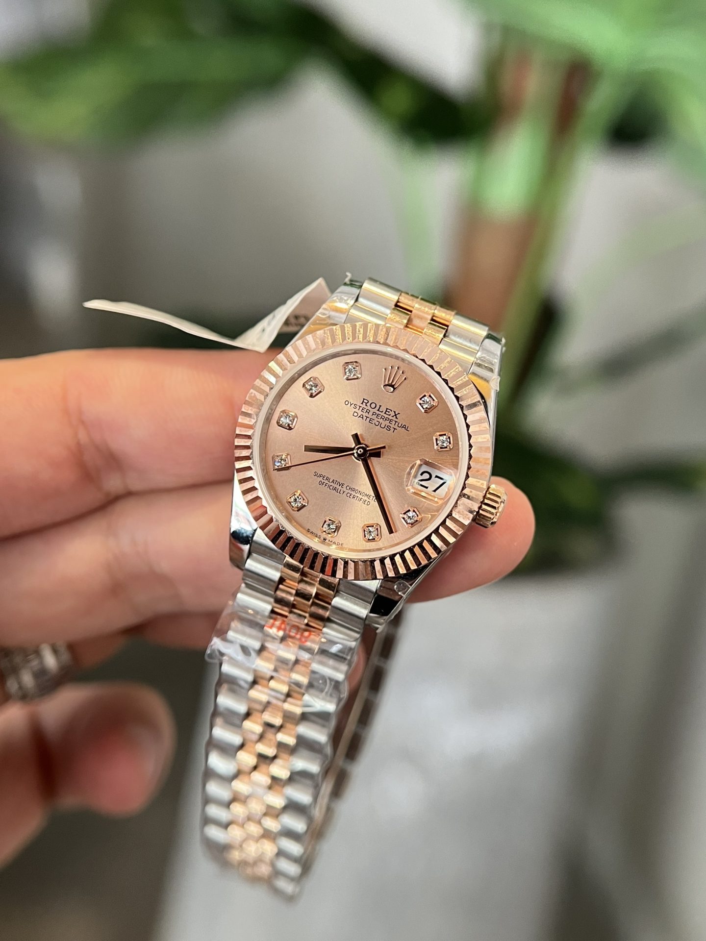 Rolex Best Replica Watch DateJust Gold Wrapped Womens GM Factory 31mm