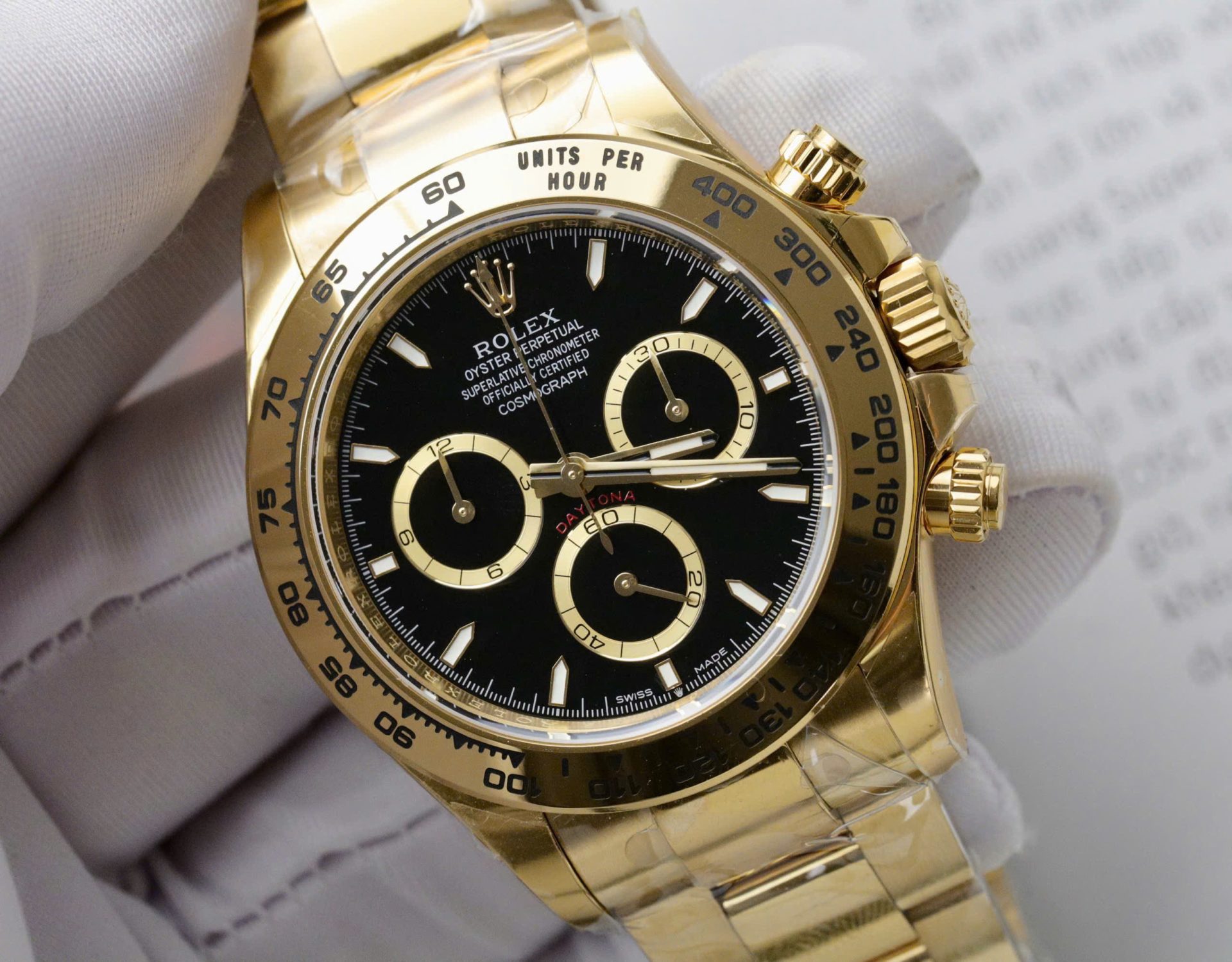 Rolex Cosmograph Daytona M126508 Replica 11 Watch Black Dial 40mm