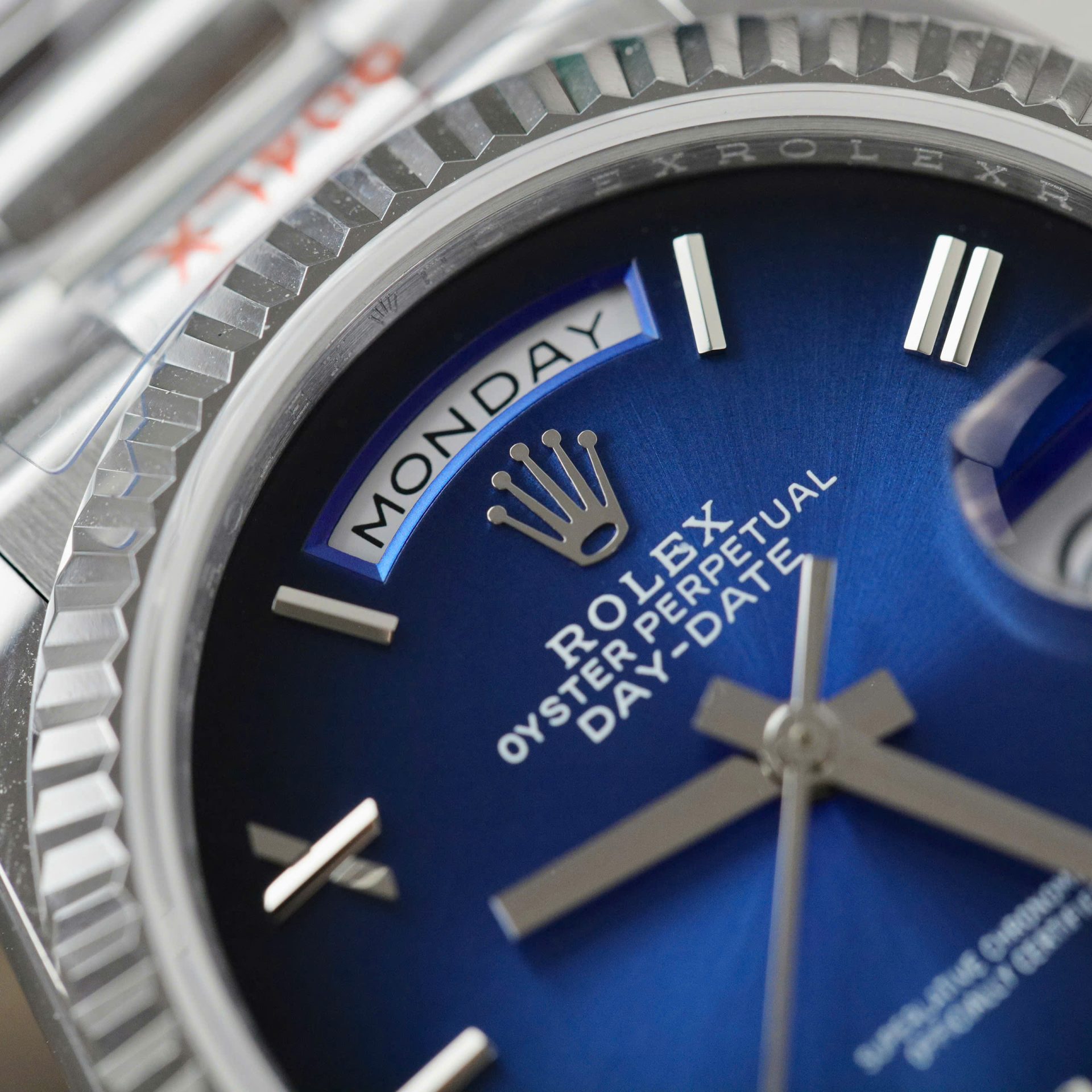 Rolex Day-Date 128236 Best Replica Watch Dial Blue Weight 158gram QF Factory 36mm