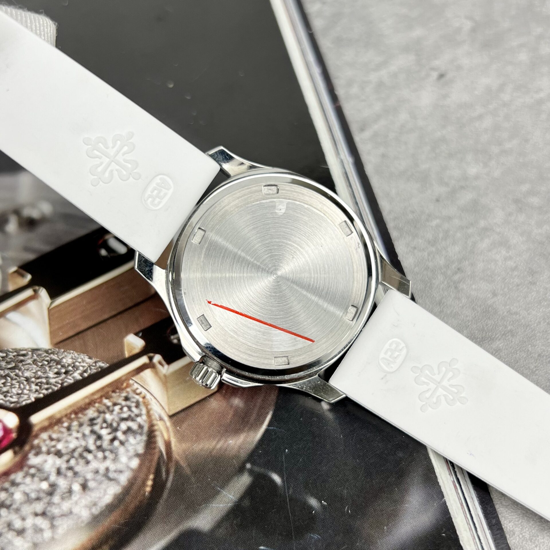 Patek Philippe Aquanaut 5067A Replica Watch With Moissanite Diamond 35.6mm