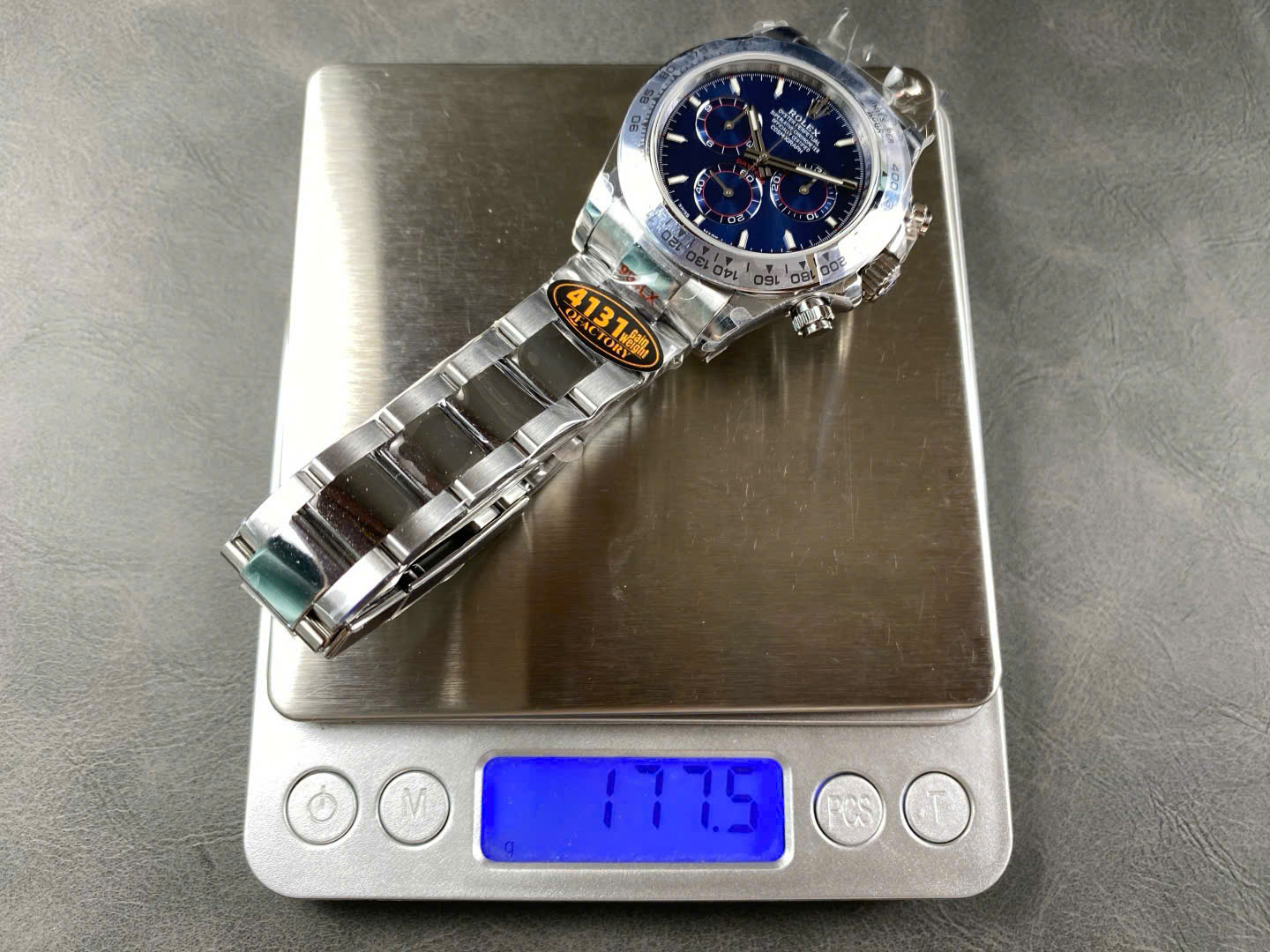 Rolex Cosmograph Daytona 126509 Copies Watches Blue Dial Weight 178 Grams QF Factory 40mm