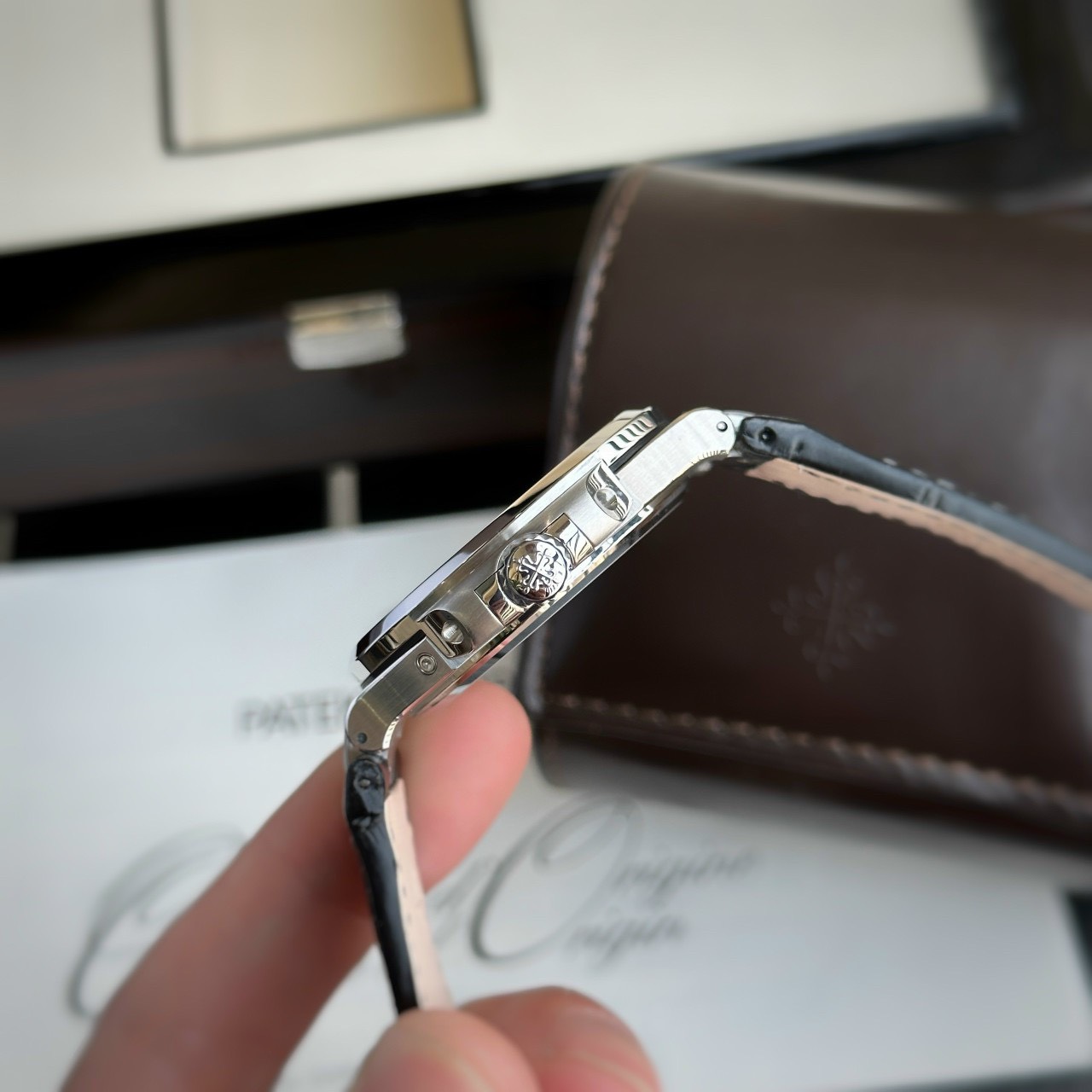 Patek Philippe 5712 Replica Watch Grey Dial GR Factory 40mm