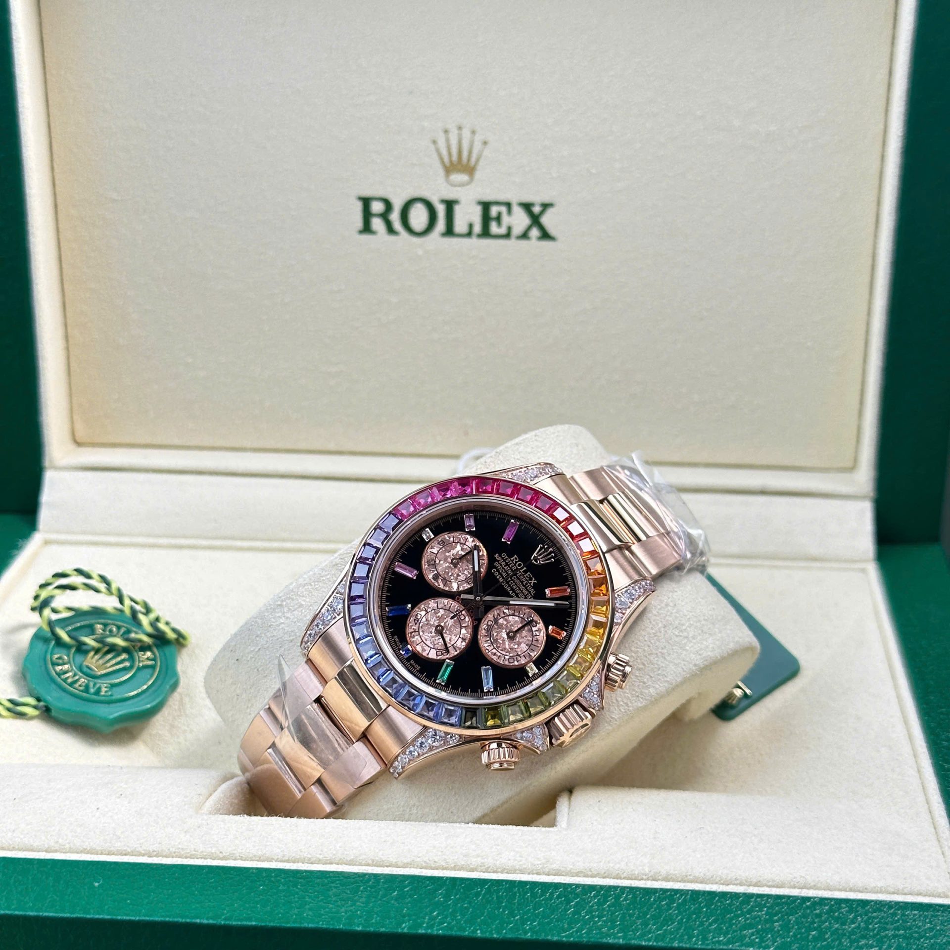 Rolex Cosmograph Daytona Rainbow 116595 Best Replica Watch BT Factory 40mm